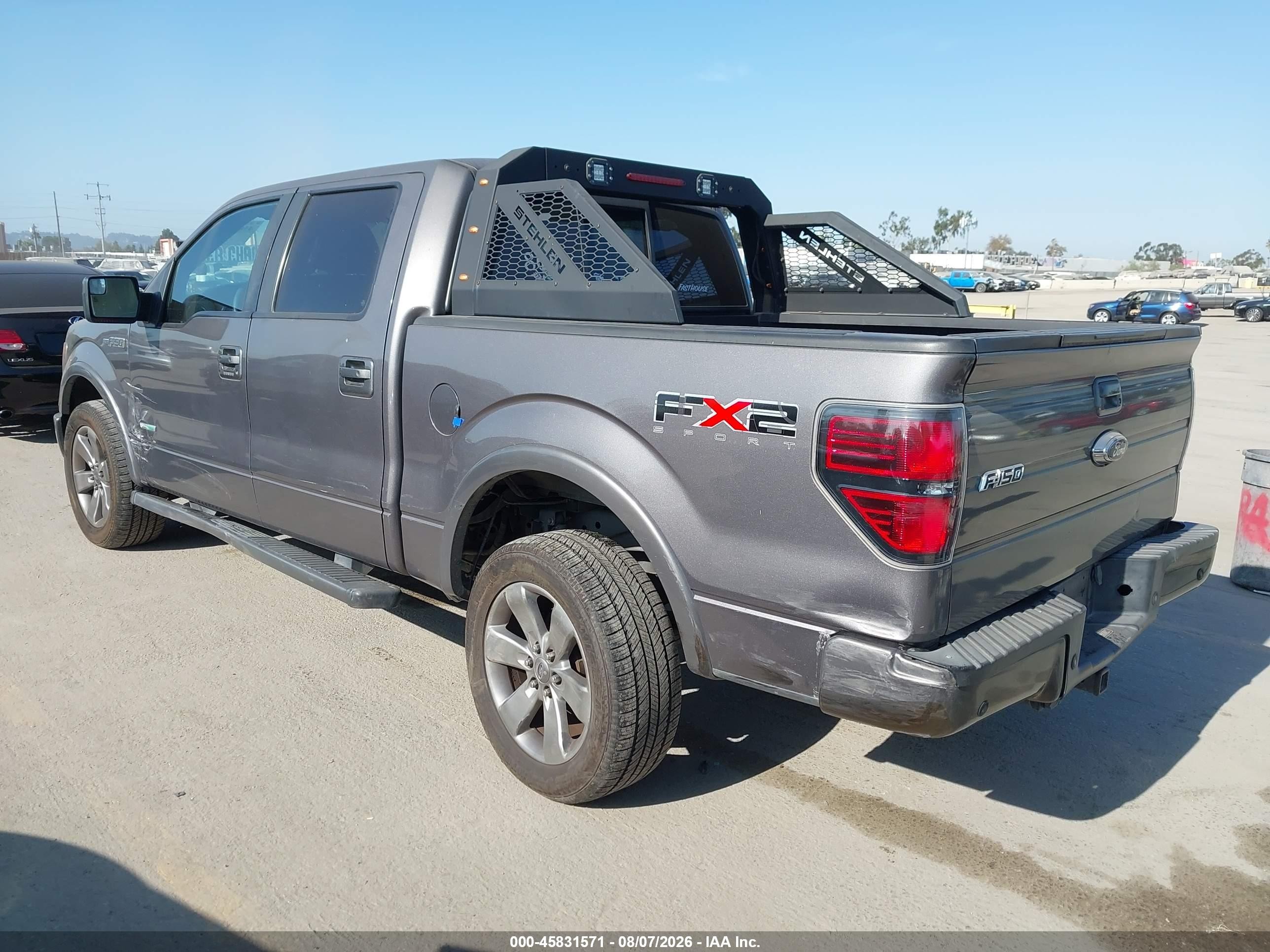 2011 Ford F-150 Fx2 Серый vin: 1FTFW1CT5BKE18081