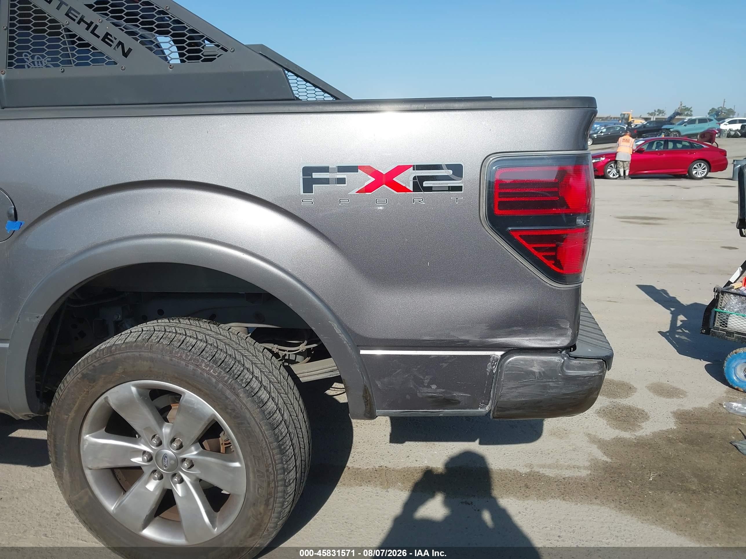 2011 Ford F-150 Fx2 Серый vin: 1FTFW1CT5BKE18081