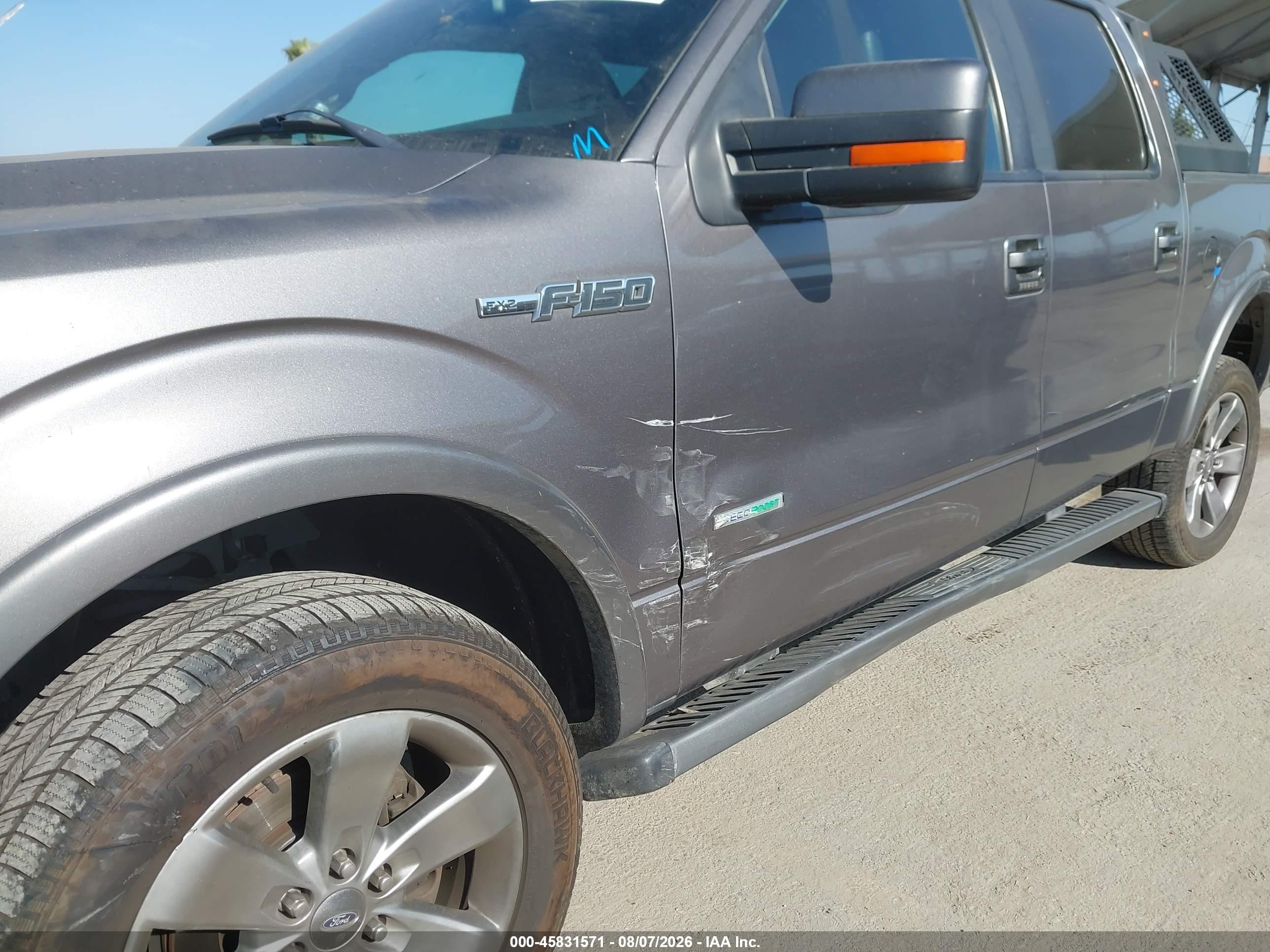 2011 Ford F-150 Fx2 Серый vin: 1FTFW1CT5BKE18081