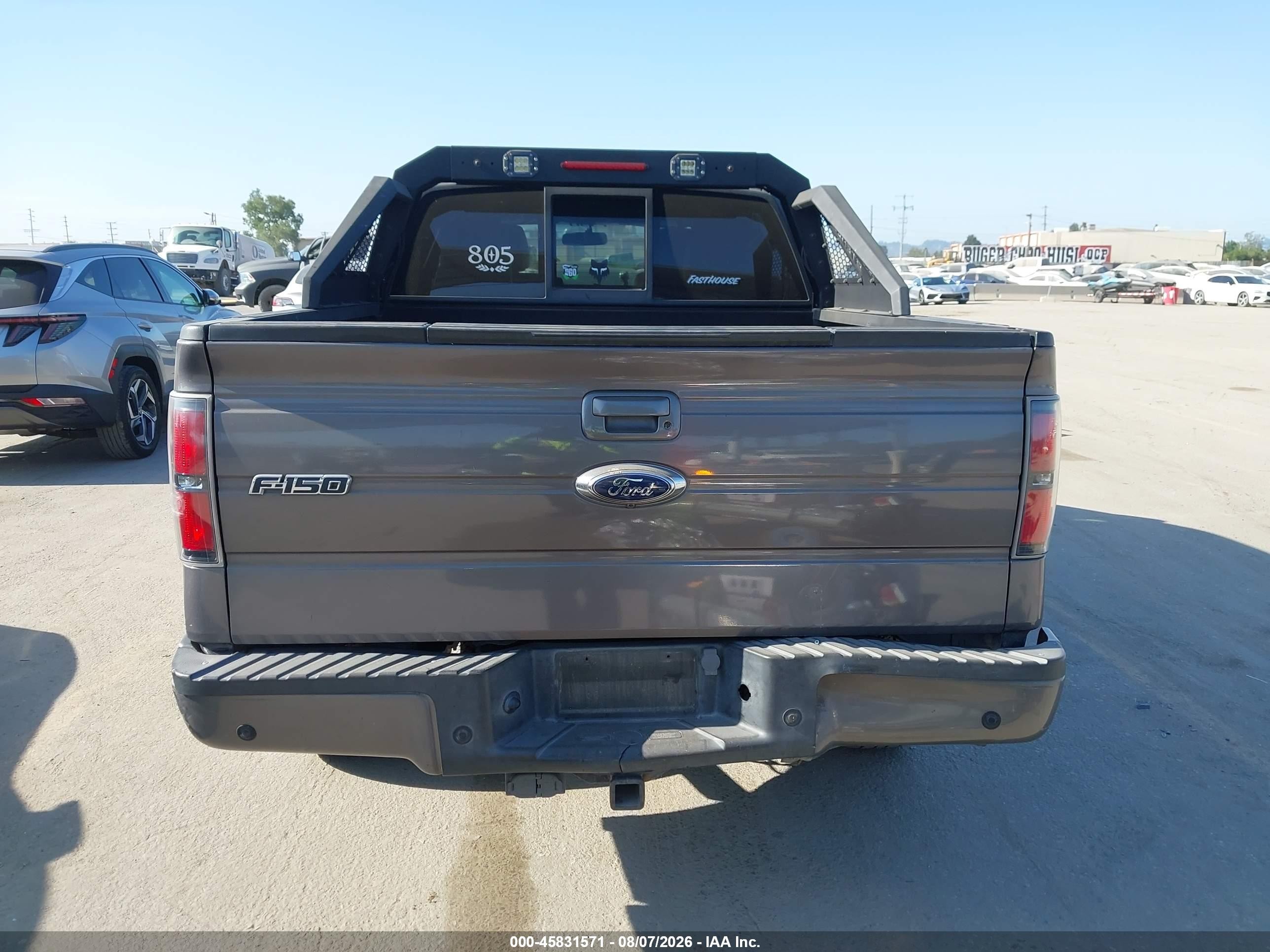 2011 Ford F-150 Fx2 Серый vin: 1FTFW1CT5BKE18081