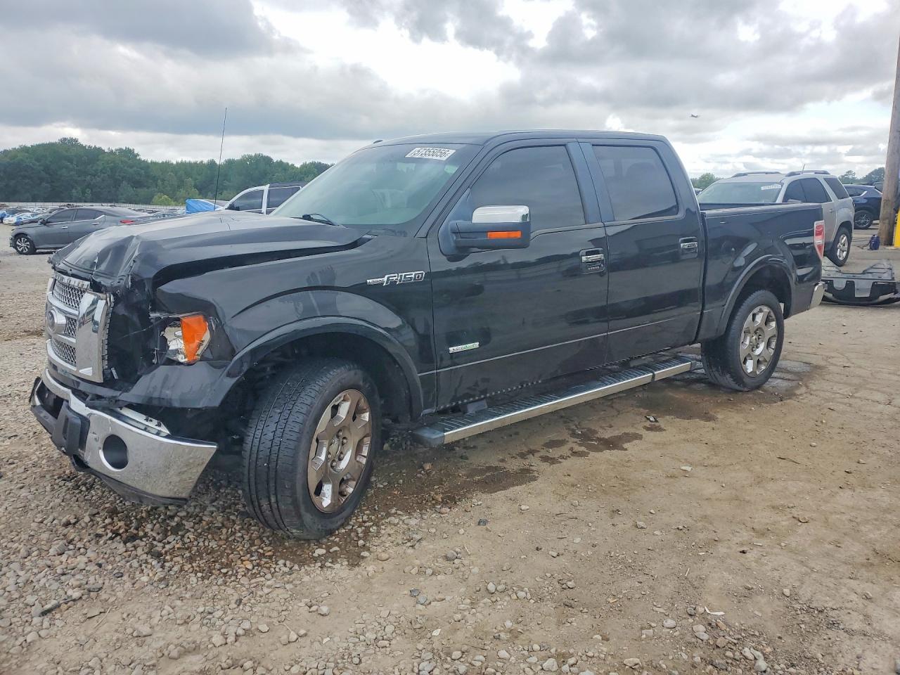2012 Ford F150 Supercrew Black vin: 1FTFW1CT5CKD41777