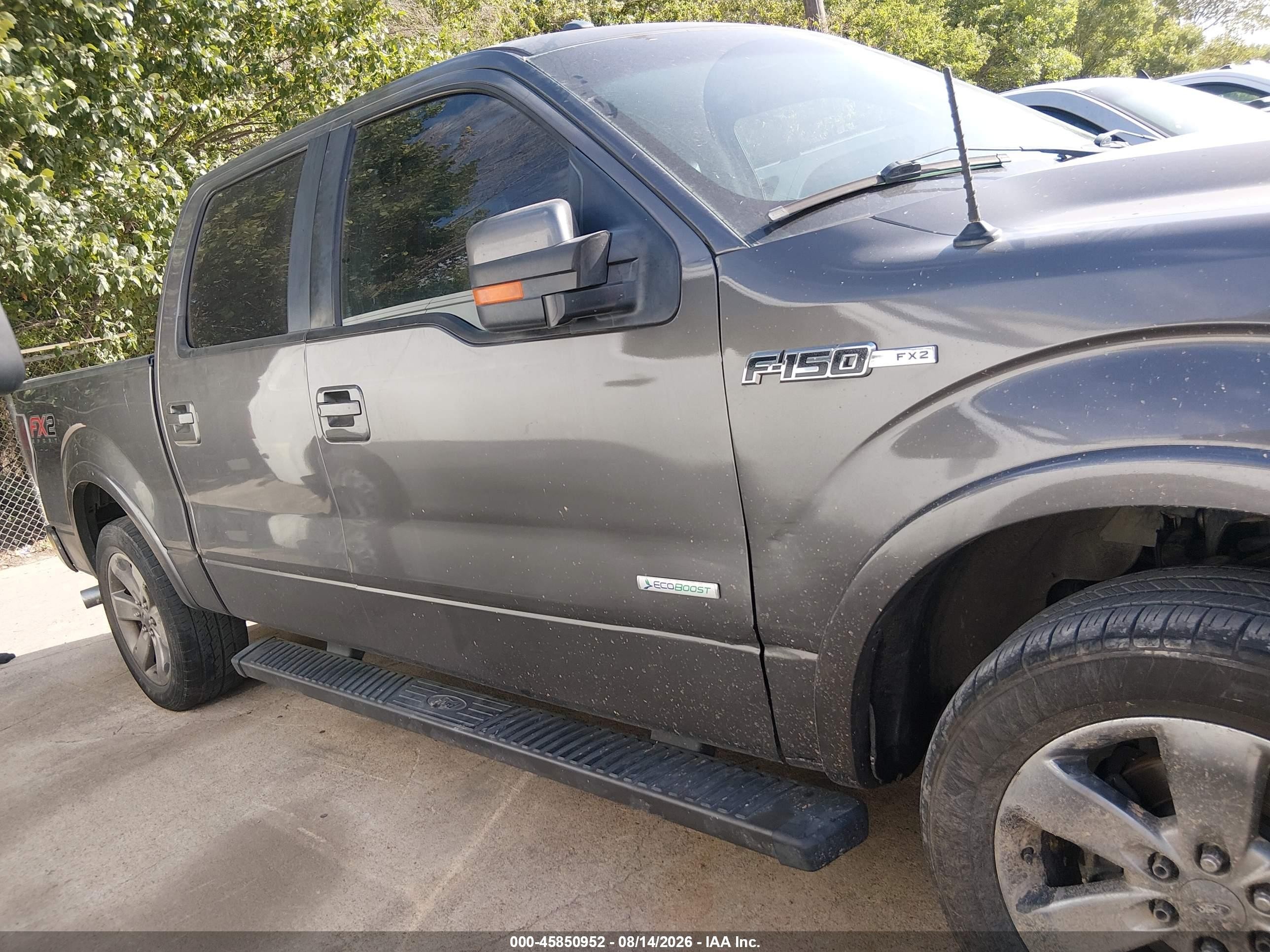 2012 Ford F-150 Fx2 Black vin: 1FTFW1CT5CKE04537