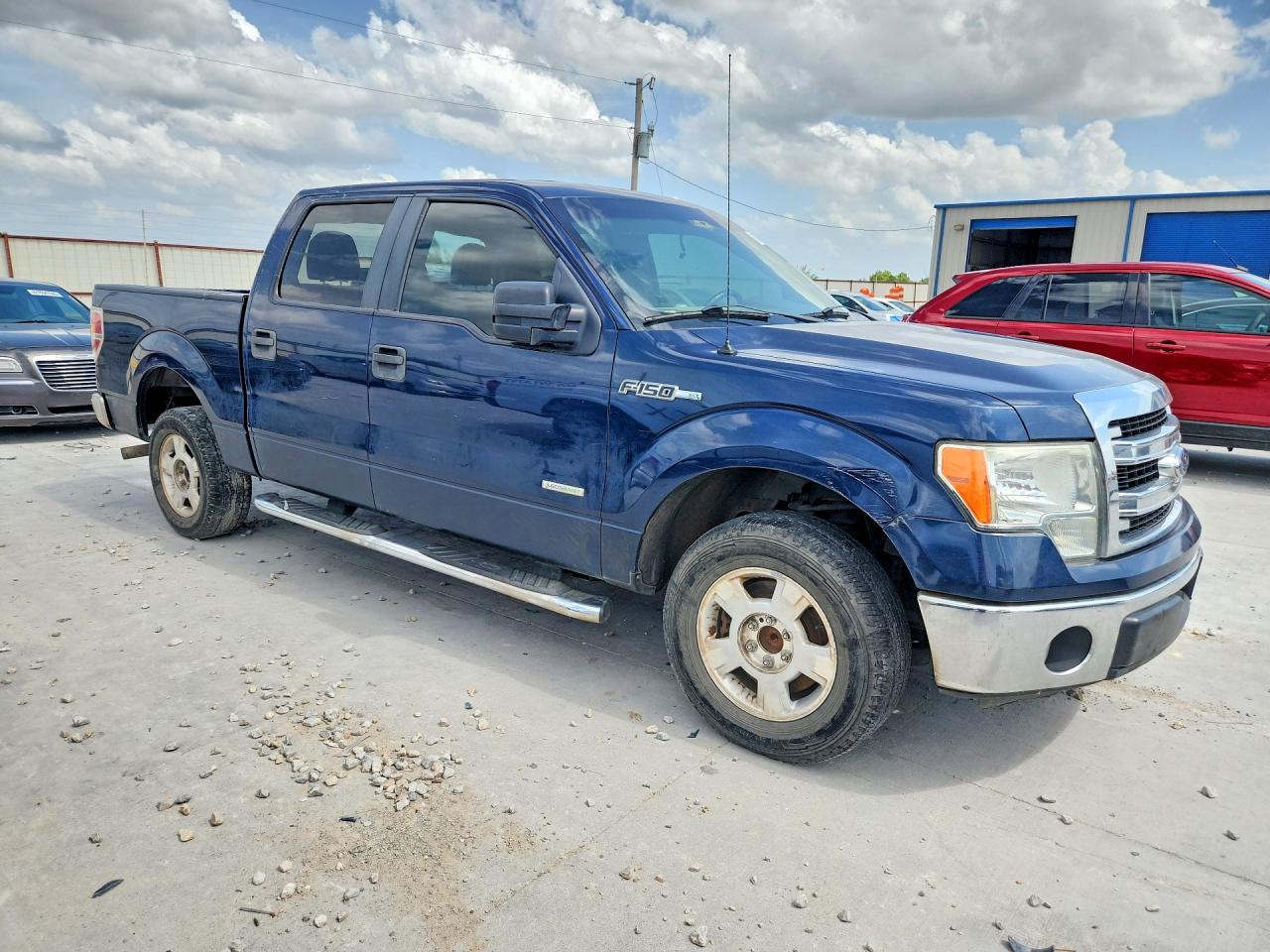 2013 Ford F150 Supercrew Blue vin: 1FTFW1CT5DFA40968