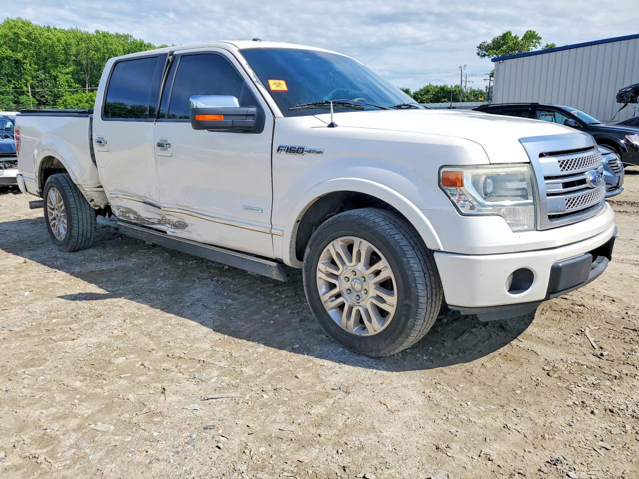 2013 Ford F150 Supercrew White vin: 1FTFW1CT5DFA47936