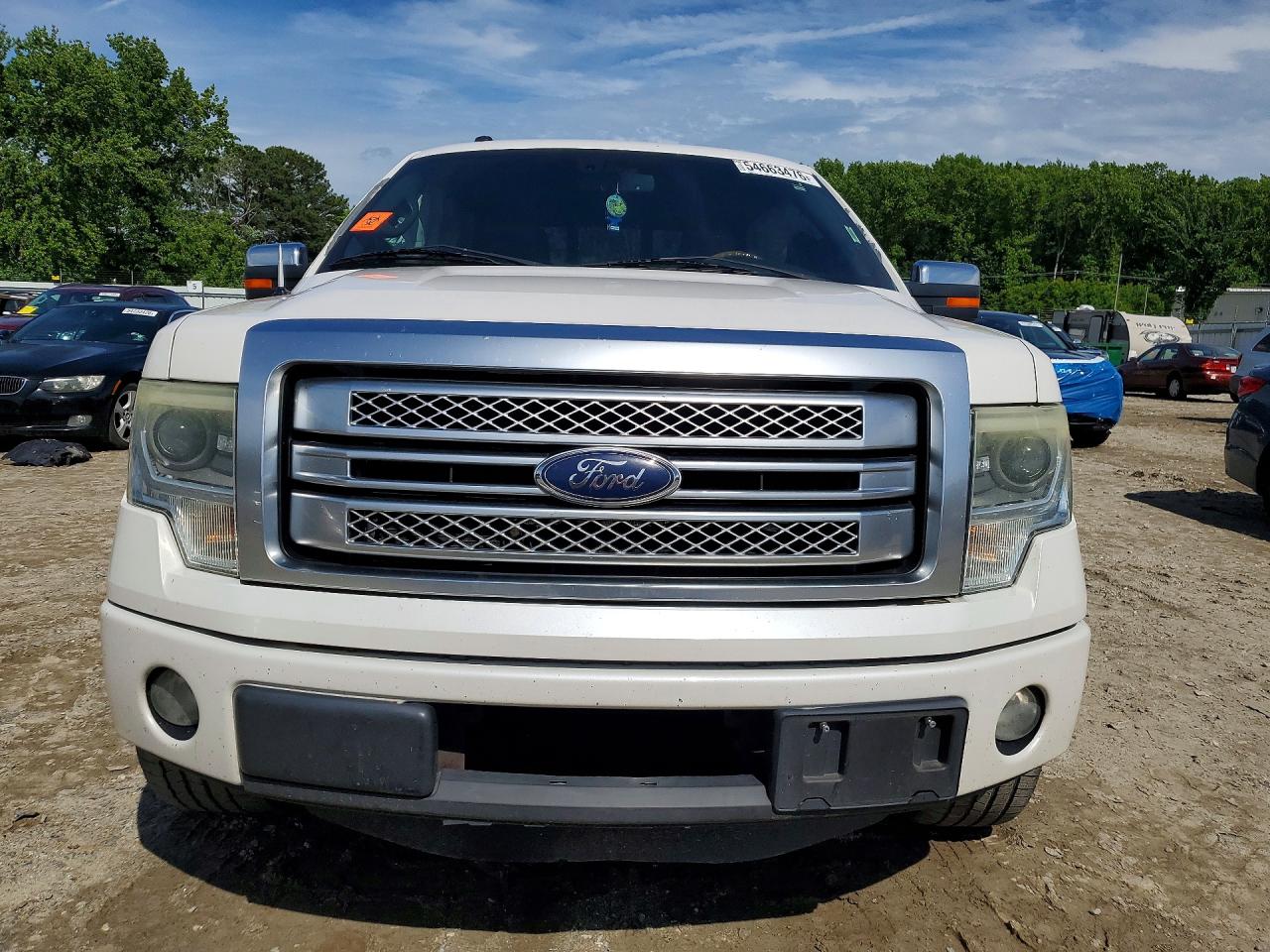 2013 Ford F150 Supercrew White vin: 1FTFW1CT5DFA47936