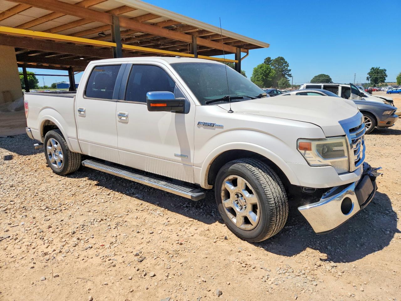 2013 Ford F150 Supercrew White vin: 1FTFW1CT5DFB15555