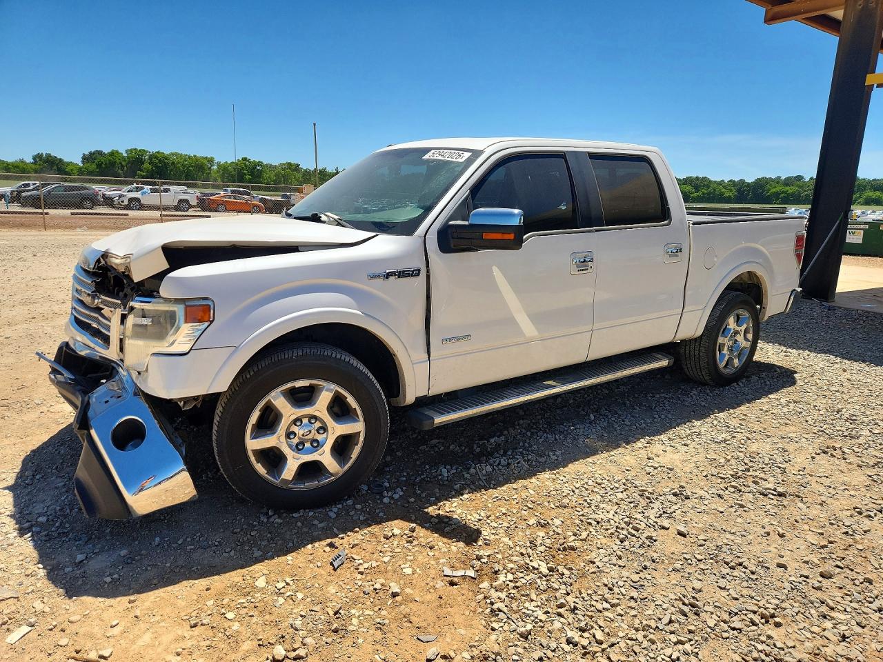 2013 Ford F150 Supercrew White vin: 1FTFW1CT5DFB15555
