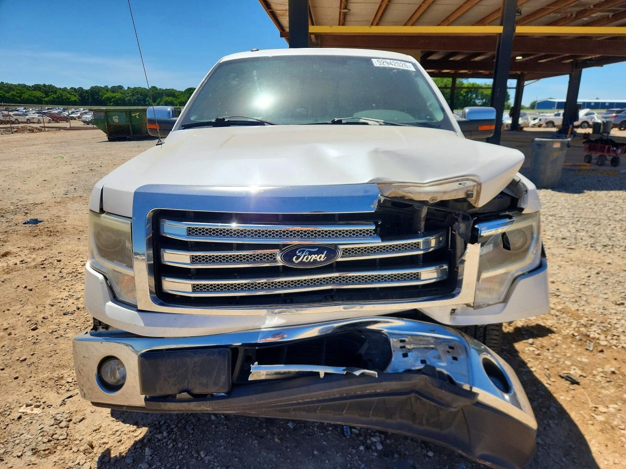 2013 Ford F150 Supercrew White vin: 1FTFW1CT5DFB15555