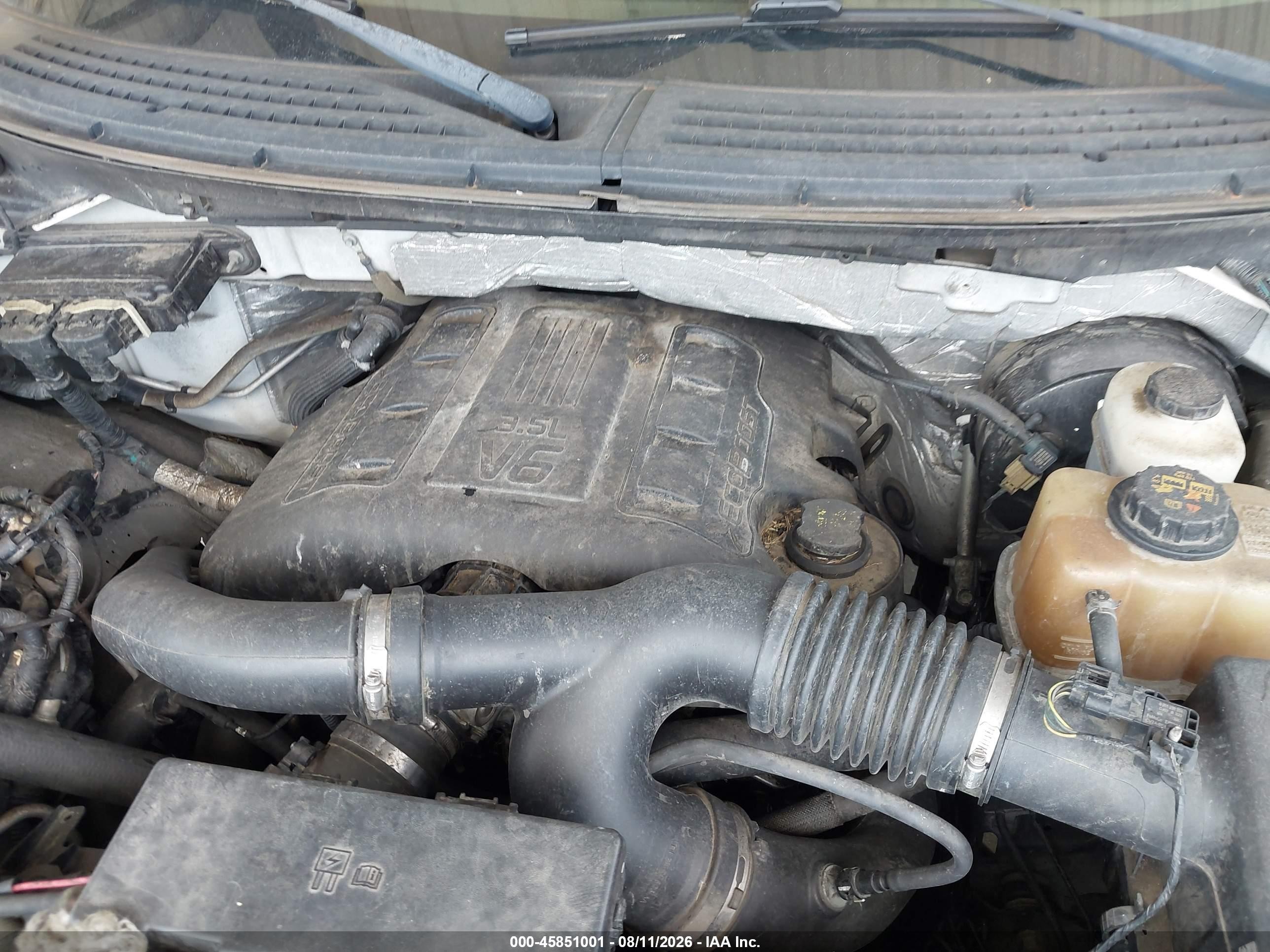2013 Ford F-150 Lariat Белый vin: 1FTFW1CT5DKD41019