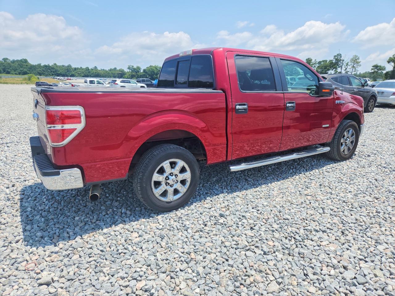 2013 Ford F150 Supercrew Red vin: 1FTFW1CT5DKD99549
