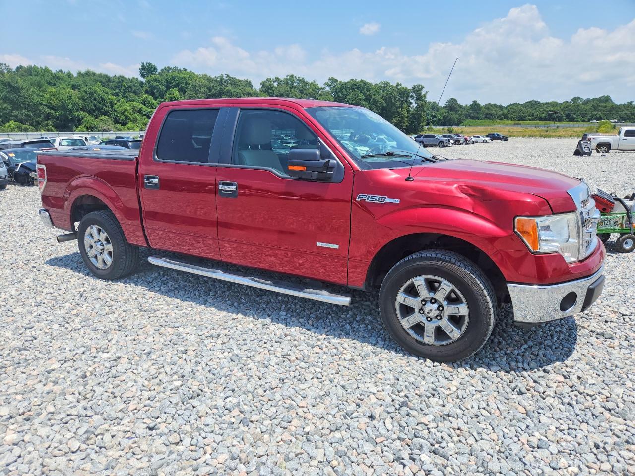 2013 Ford F150 Supercrew Red vin: 1FTFW1CT5DKD99549