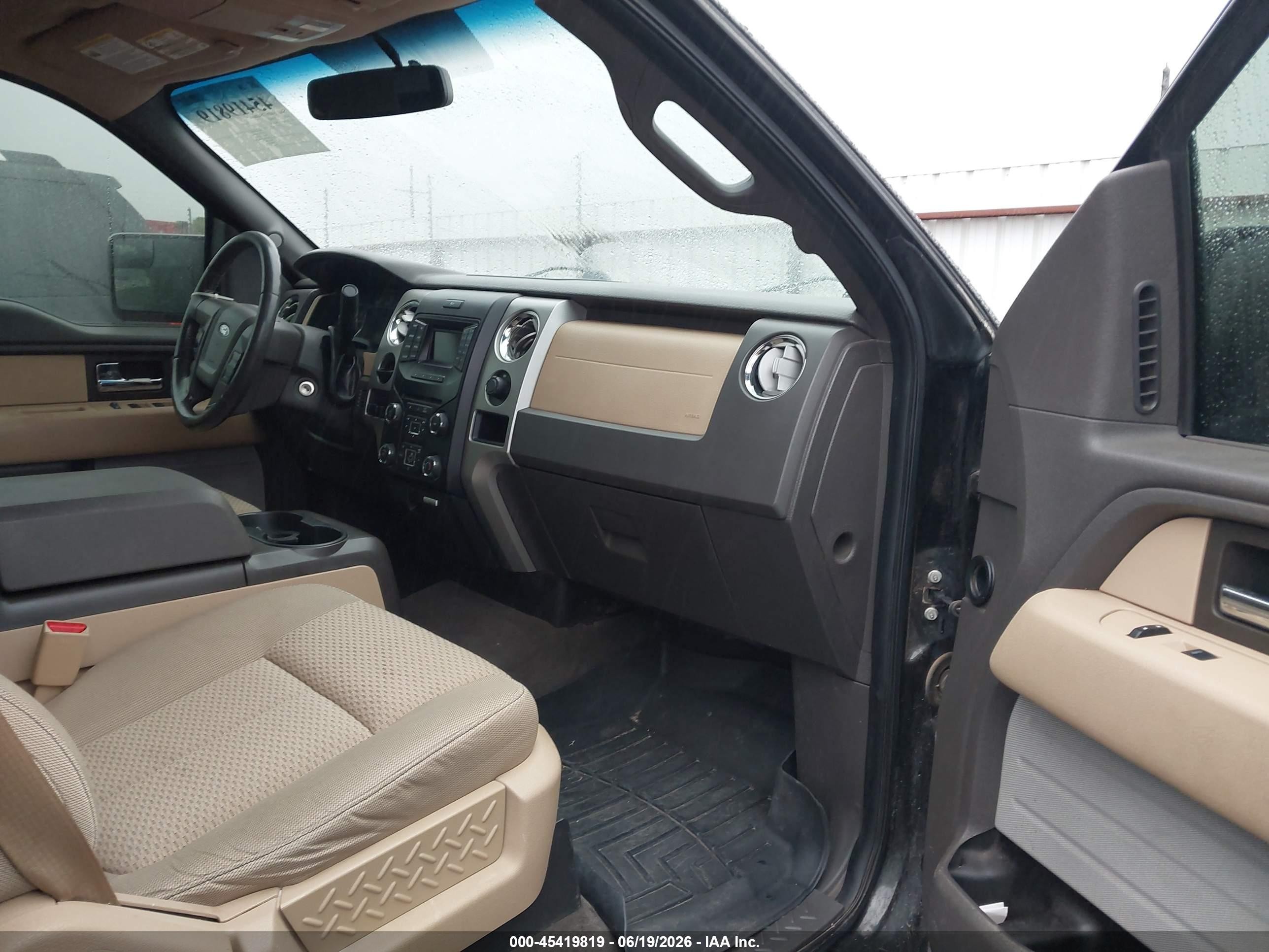 2013 Ford F-150 Xlt Black vin: 1FTFW1CT5DKF36523