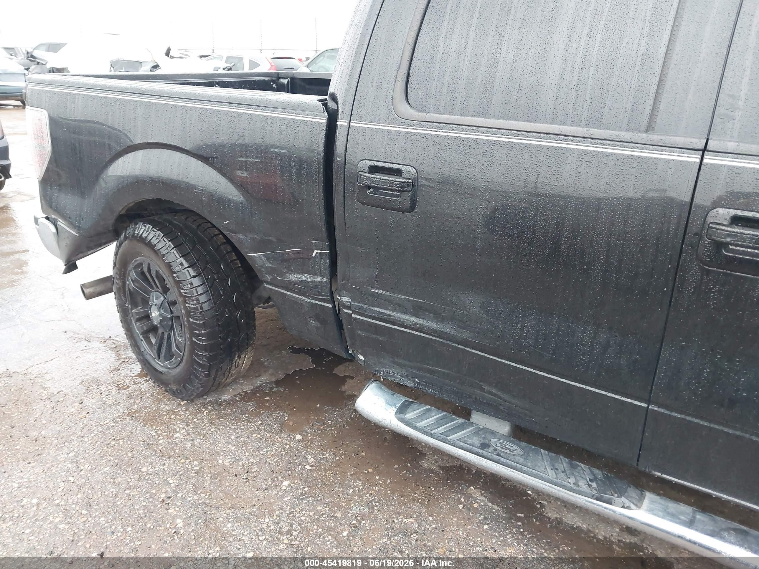 2013 Ford F-150 Xlt Black vin: 1FTFW1CT5DKF36523