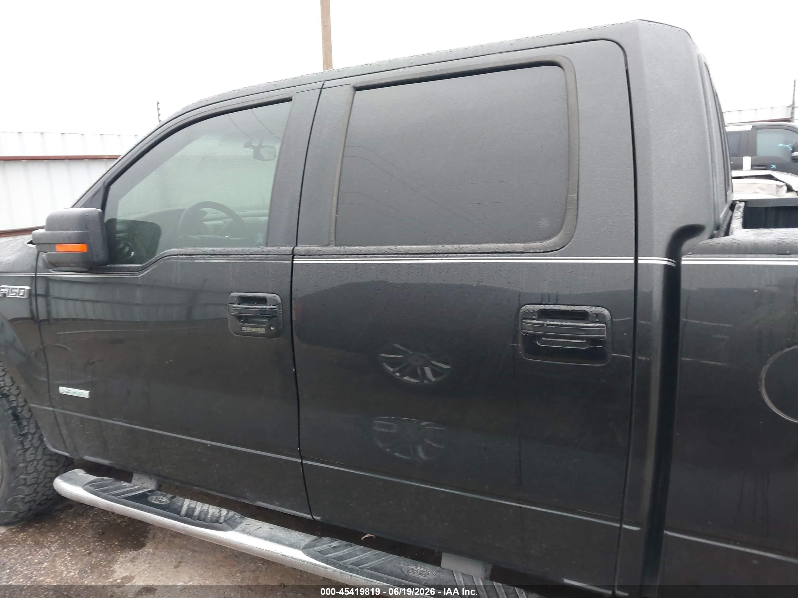 2013 Ford F-150 Xlt Black vin: 1FTFW1CT5DKF36523