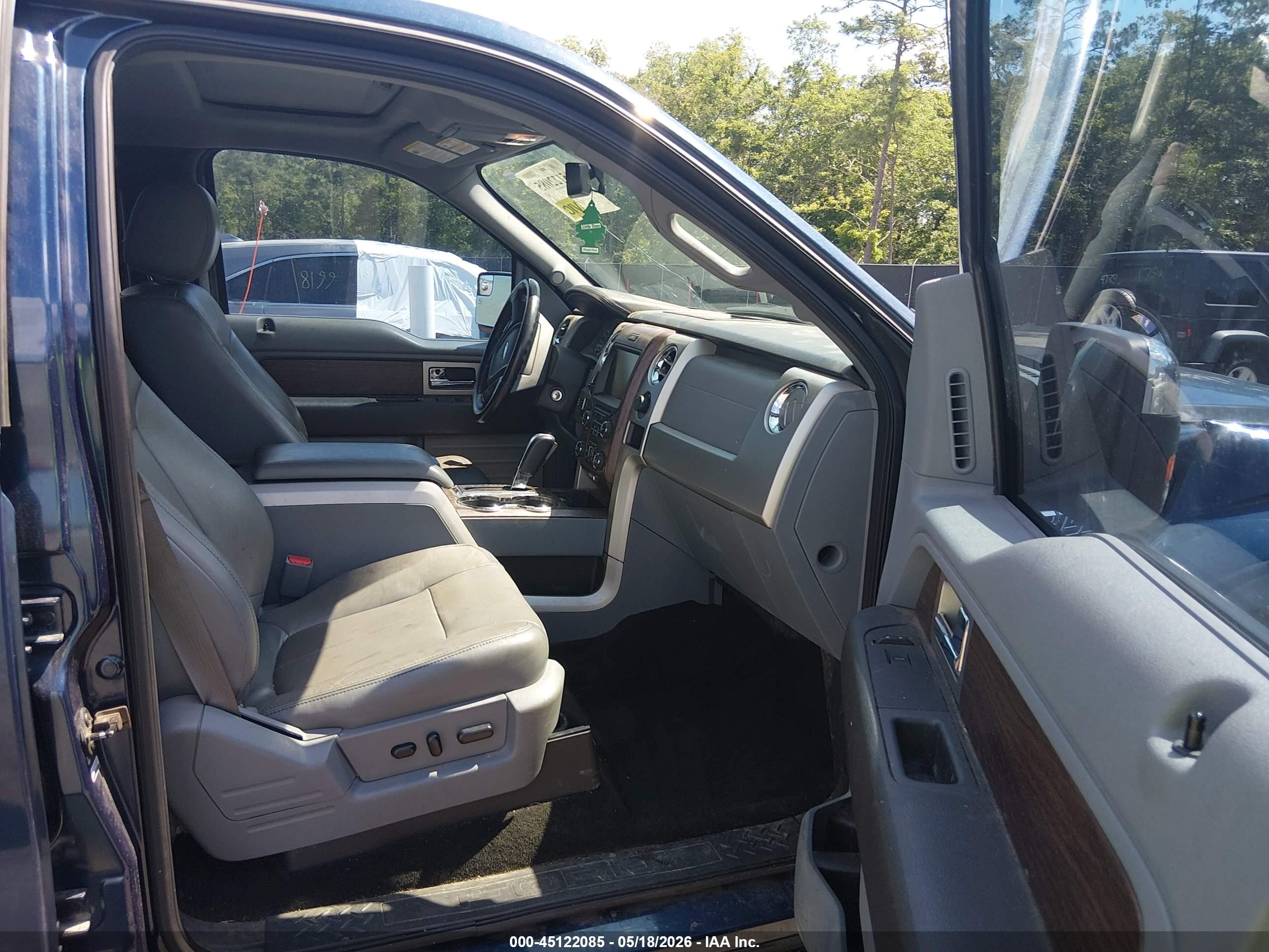 2014 Ford F-150 Lariat Blue vin: 1FTFW1CT5EFB49061