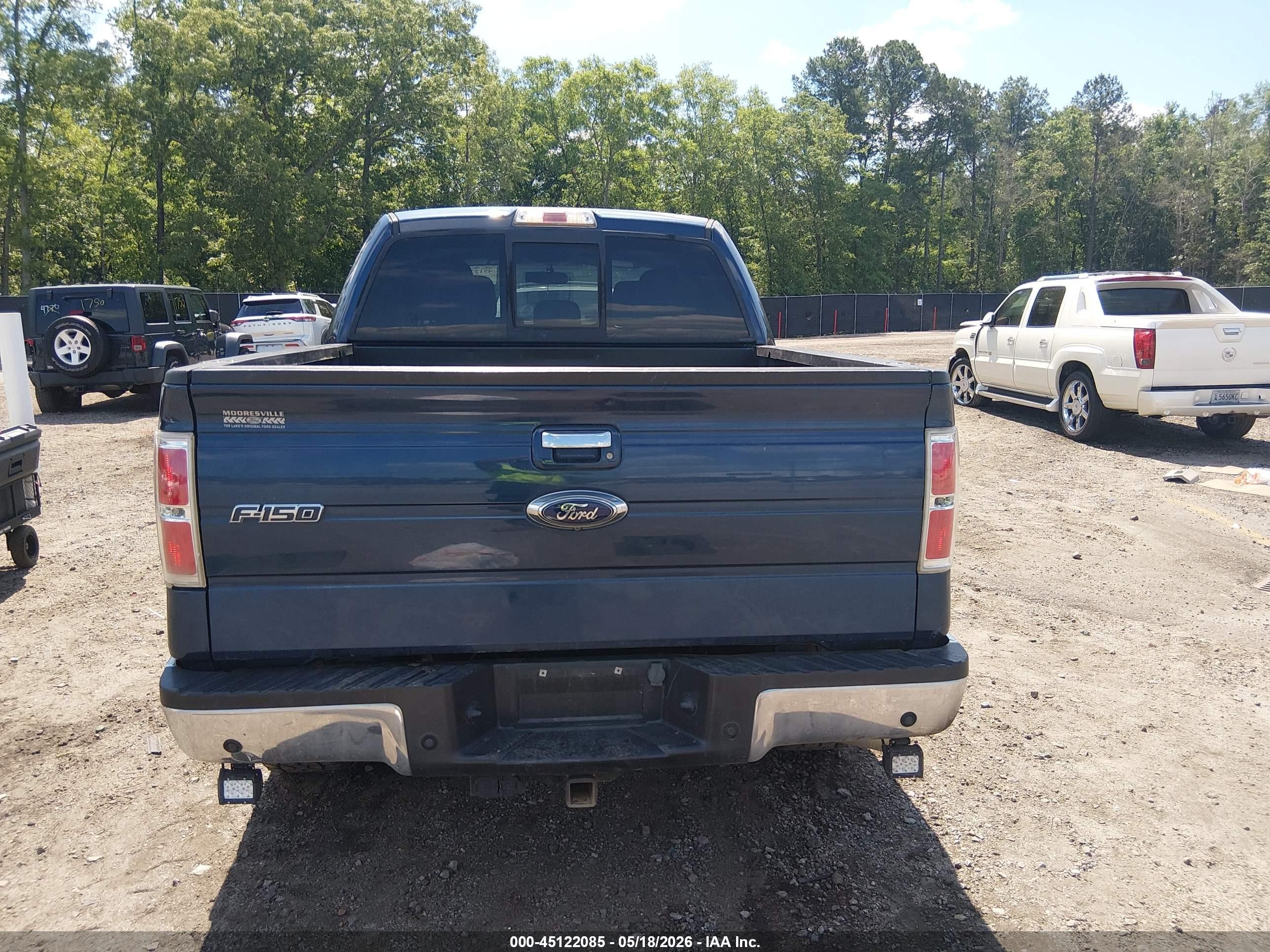 2014 Ford F-150 Lariat Blue vin: 1FTFW1CT5EFB49061