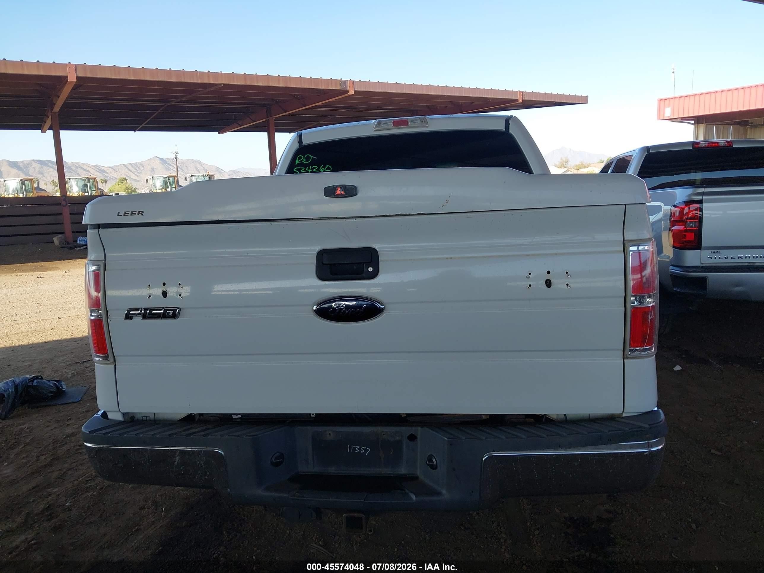 2011 Ford F-150 Fx2/king Ranch/lariat/platinum/xlt Белый vin: 1FTFW1CT6BFA62894