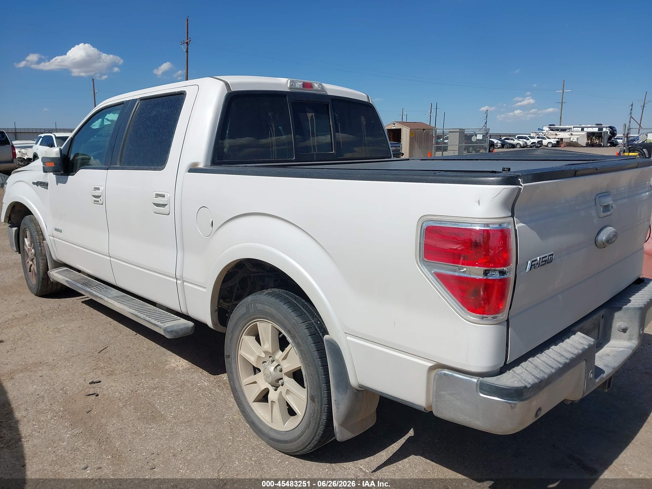 2011 Ford F-150 Fx2/king Ranch/lariat/platinum/xlt White vin: 1FTFW1CT6BFC49486