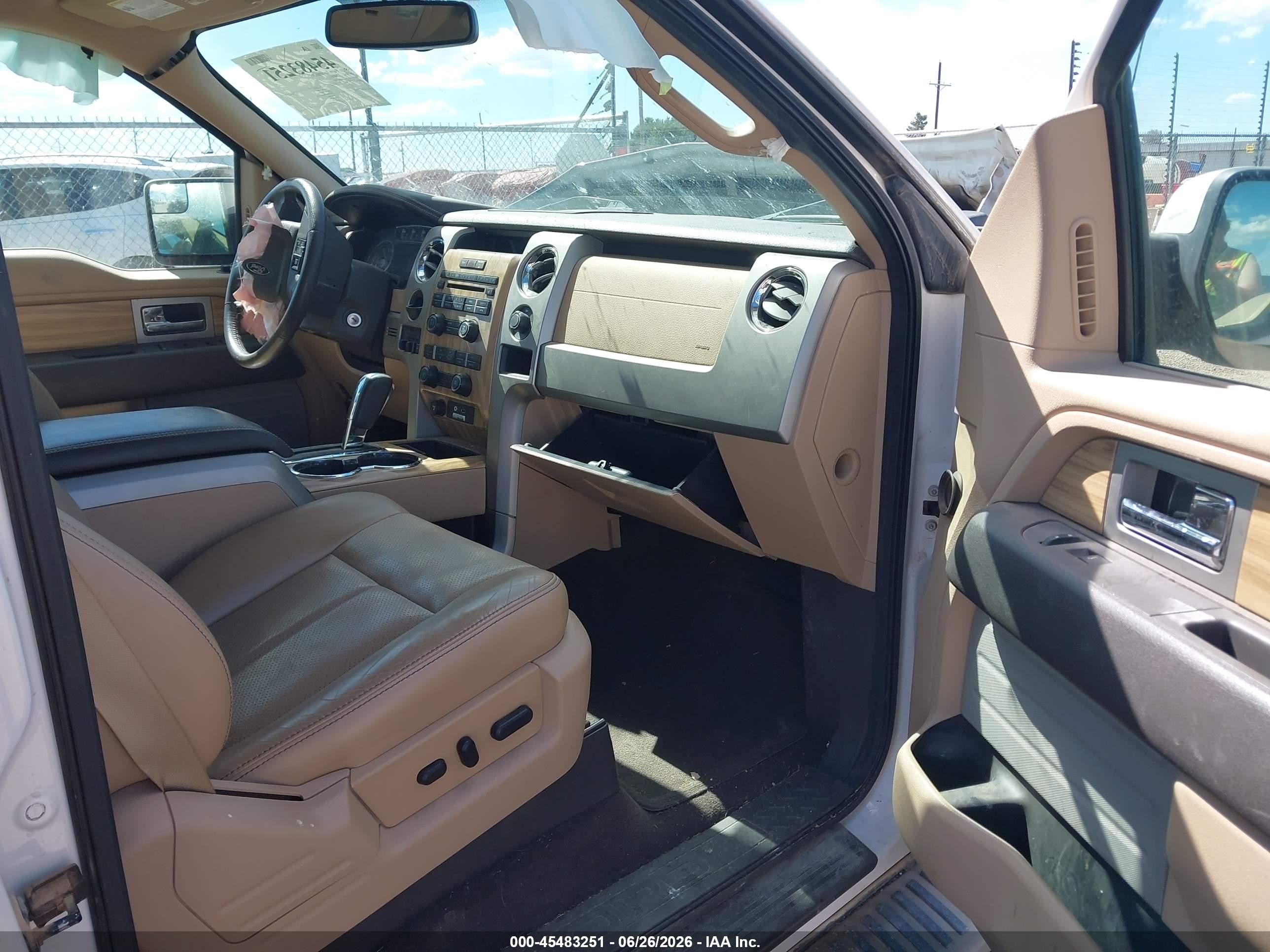 2011 Ford F-150 Fx2/king Ranch/lariat/platinum/xlt White vin: 1FTFW1CT6BFC49486