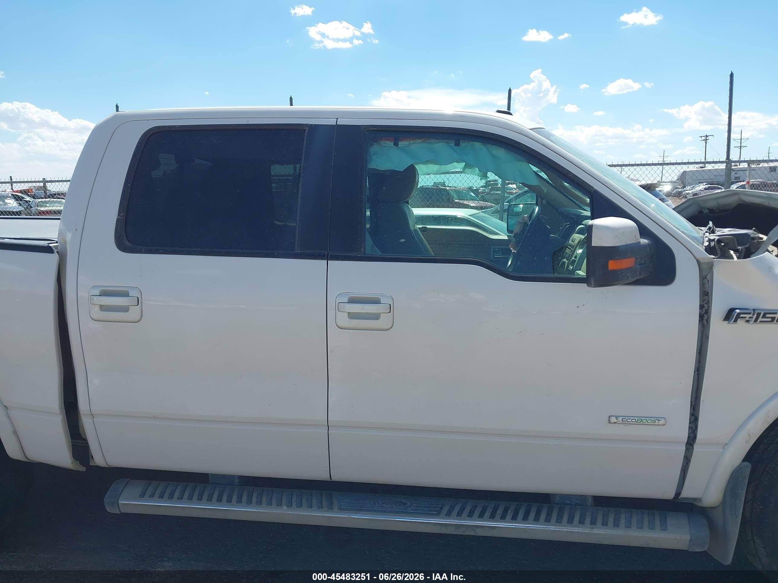 2011 Ford F-150 Fx2/king Ranch/lariat/platinum/xlt White vin: 1FTFW1CT6BFC49486