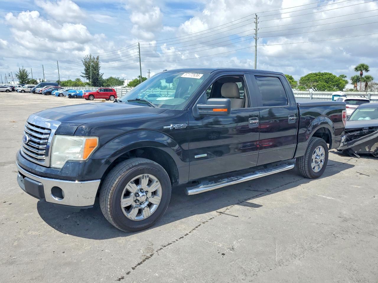 2011 Ford F150 Supercrew Black vin: 1FTFW1CT6BKD51183
