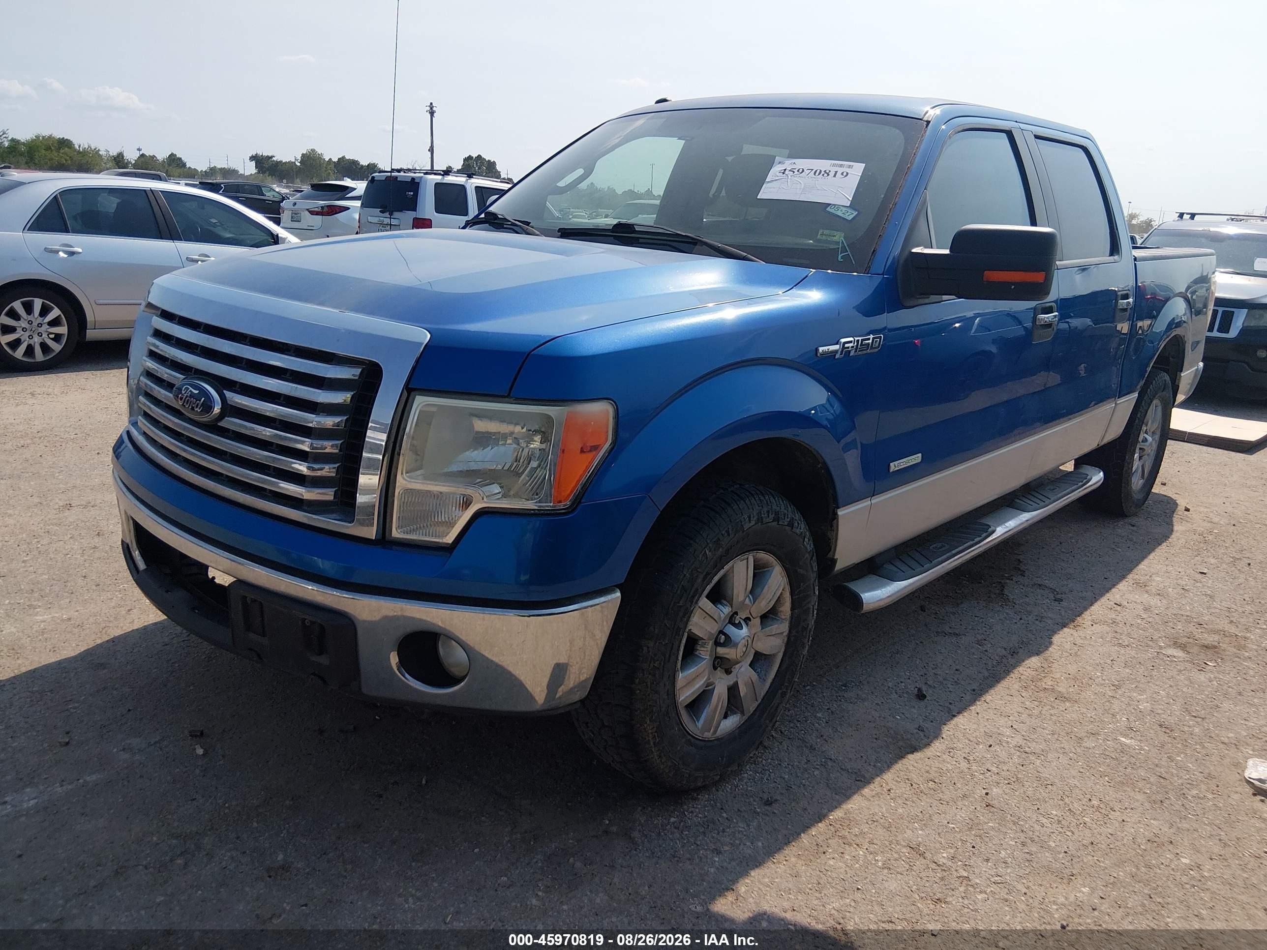 2011 Ford F-150 Xlt Blue vin: 1FTFW1CT6BKE01774