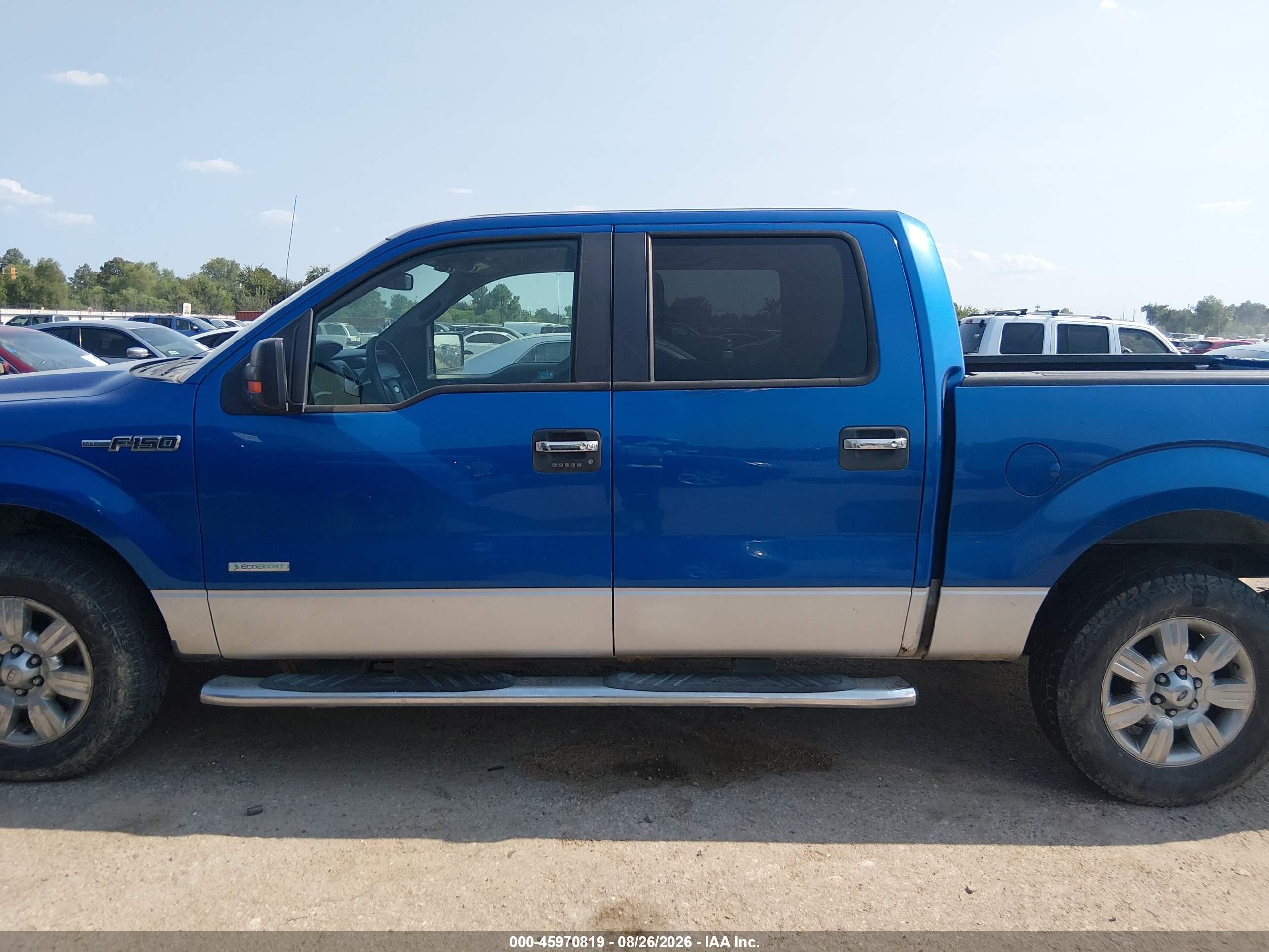 2011 Ford F-150 Xlt Blue vin: 1FTFW1CT6BKE01774