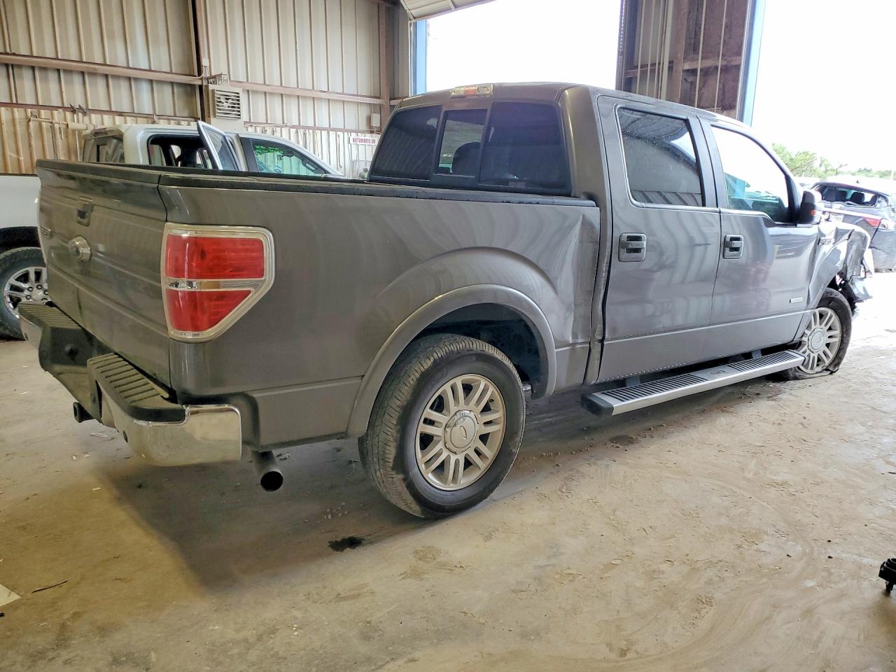 2012 Ford F150 Supercrew Gray vin: 1FTFW1CT6CFA57308