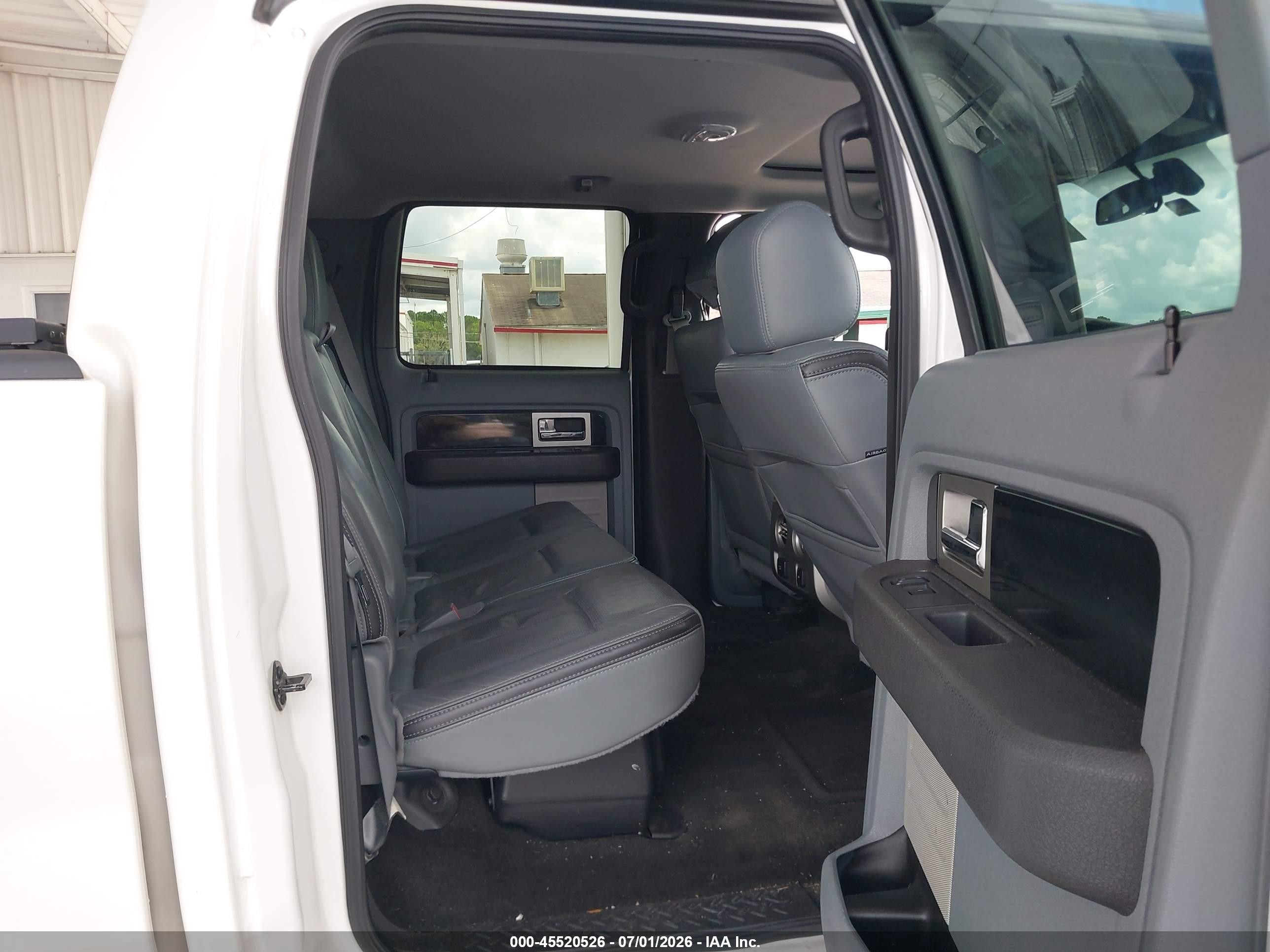 2012 Ford F-150 Platinum White vin: 1FTFW1CT6CFB21685