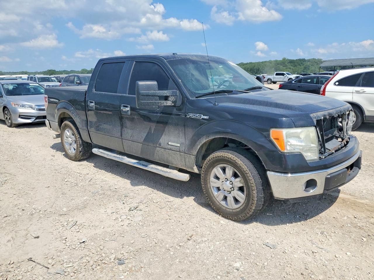 2012 Ford F150 Supercrew Black vin: 1FTFW1CT6CFC99807