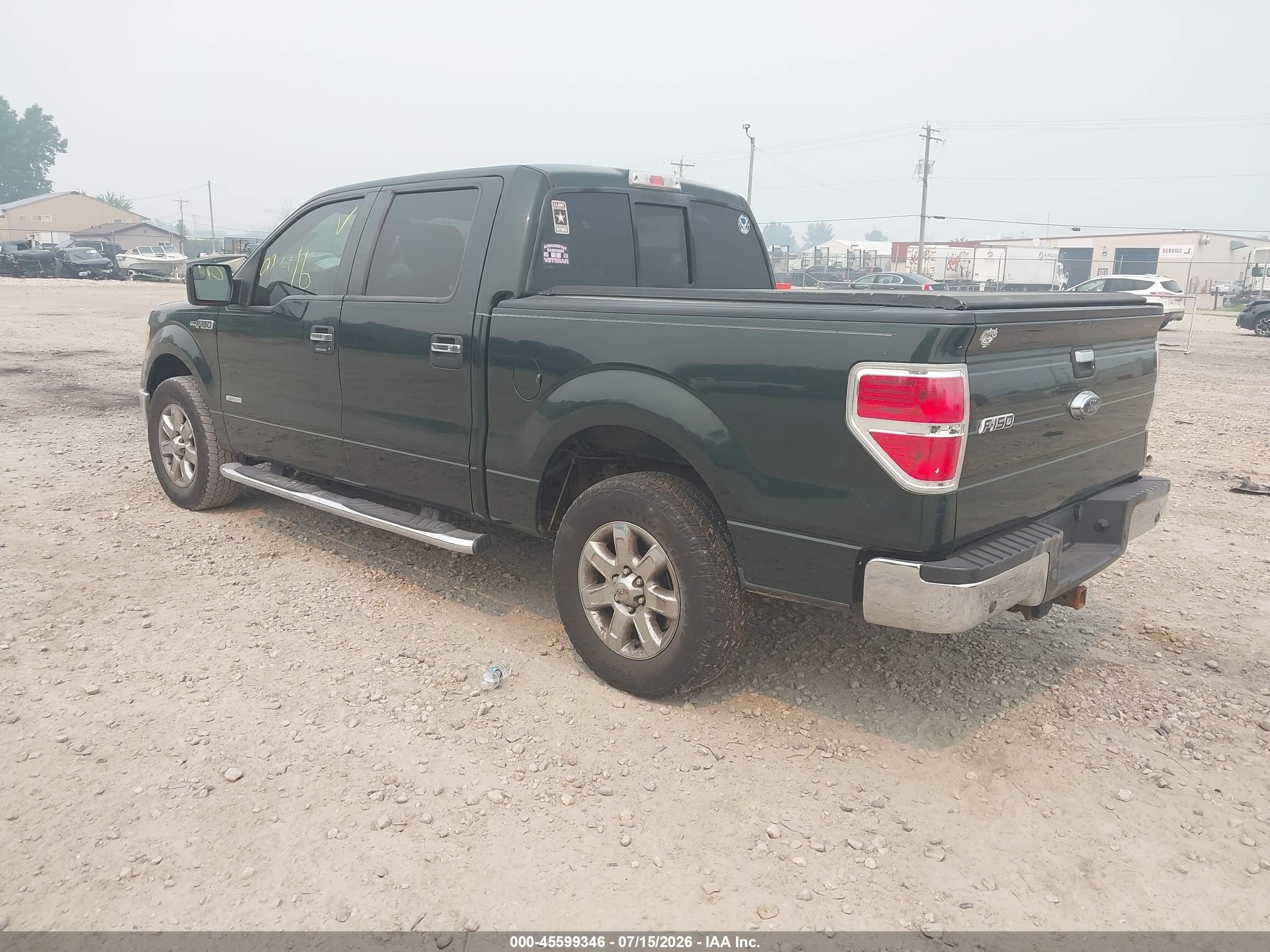 2013 Ford F-150 Xlt Green vin: 1FTFW1CT6DFA86793