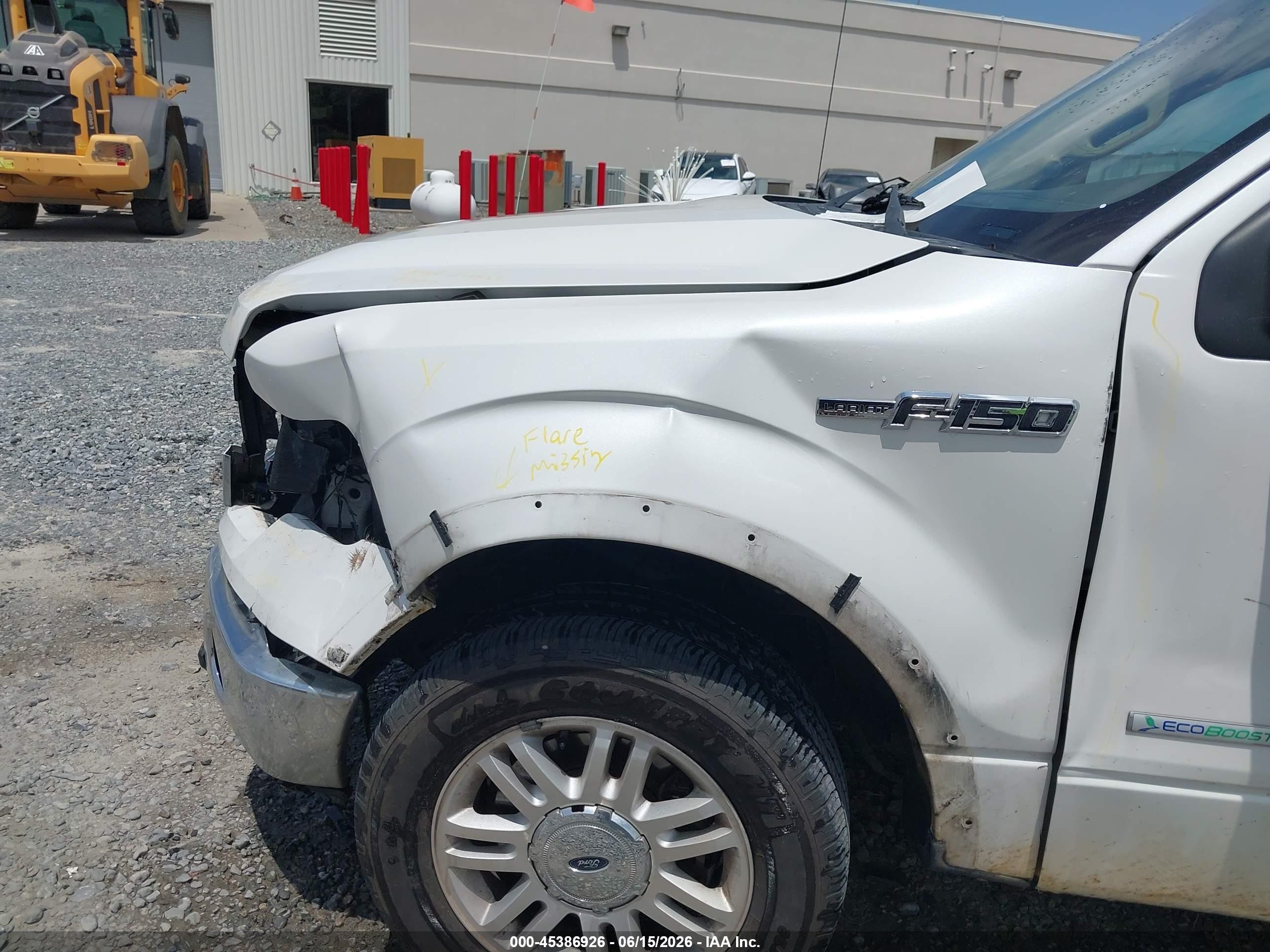 2013 Ford F-150 Lariat White vin: 1FTFW1CT6DFD94837