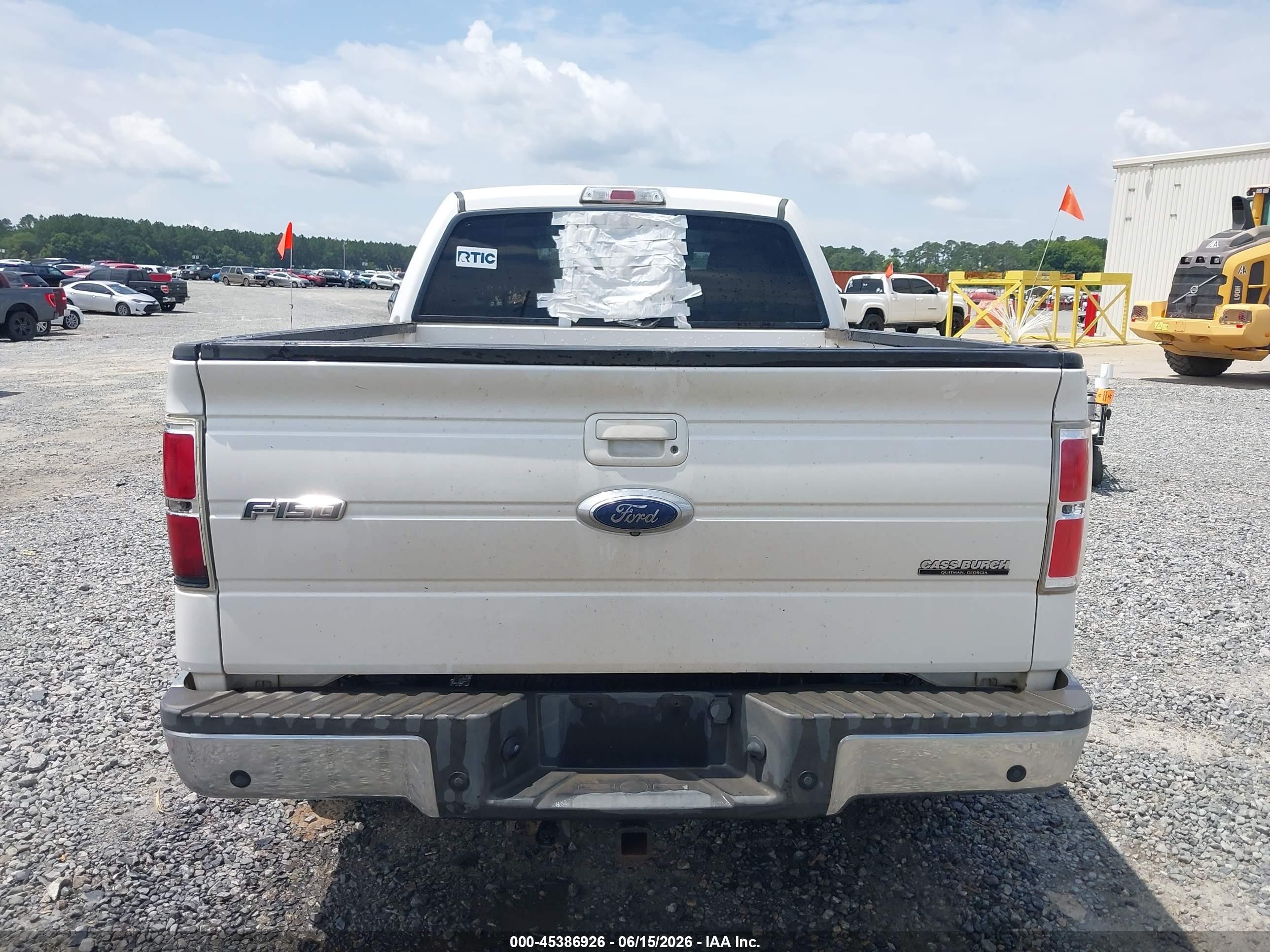 2013 Ford F-150 Lariat White vin: 1FTFW1CT6DFD94837