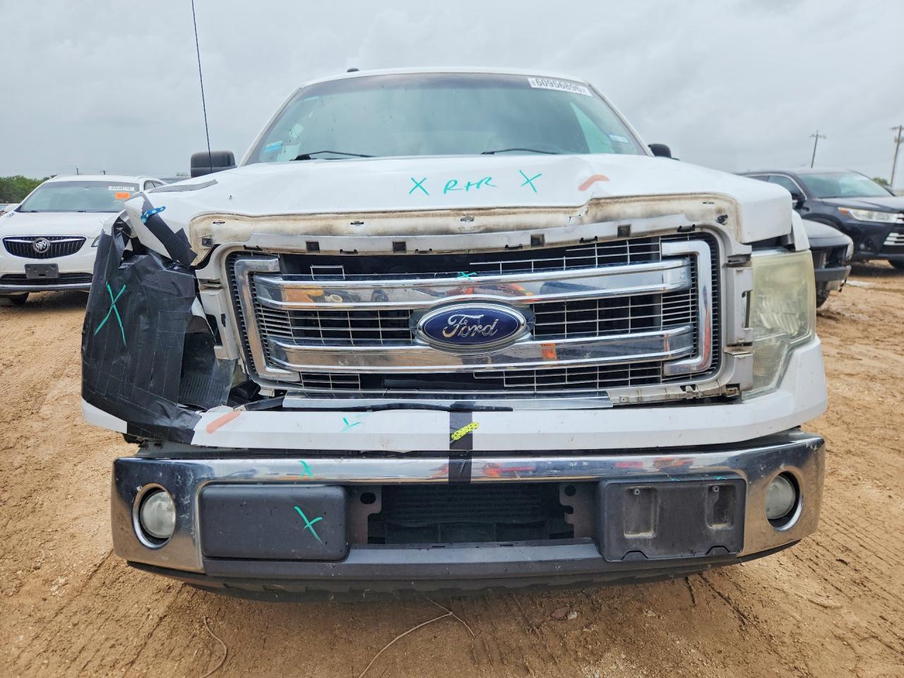 2013 Ford F150 Supercrew White vin: 1FTFW1CT6DKD89211