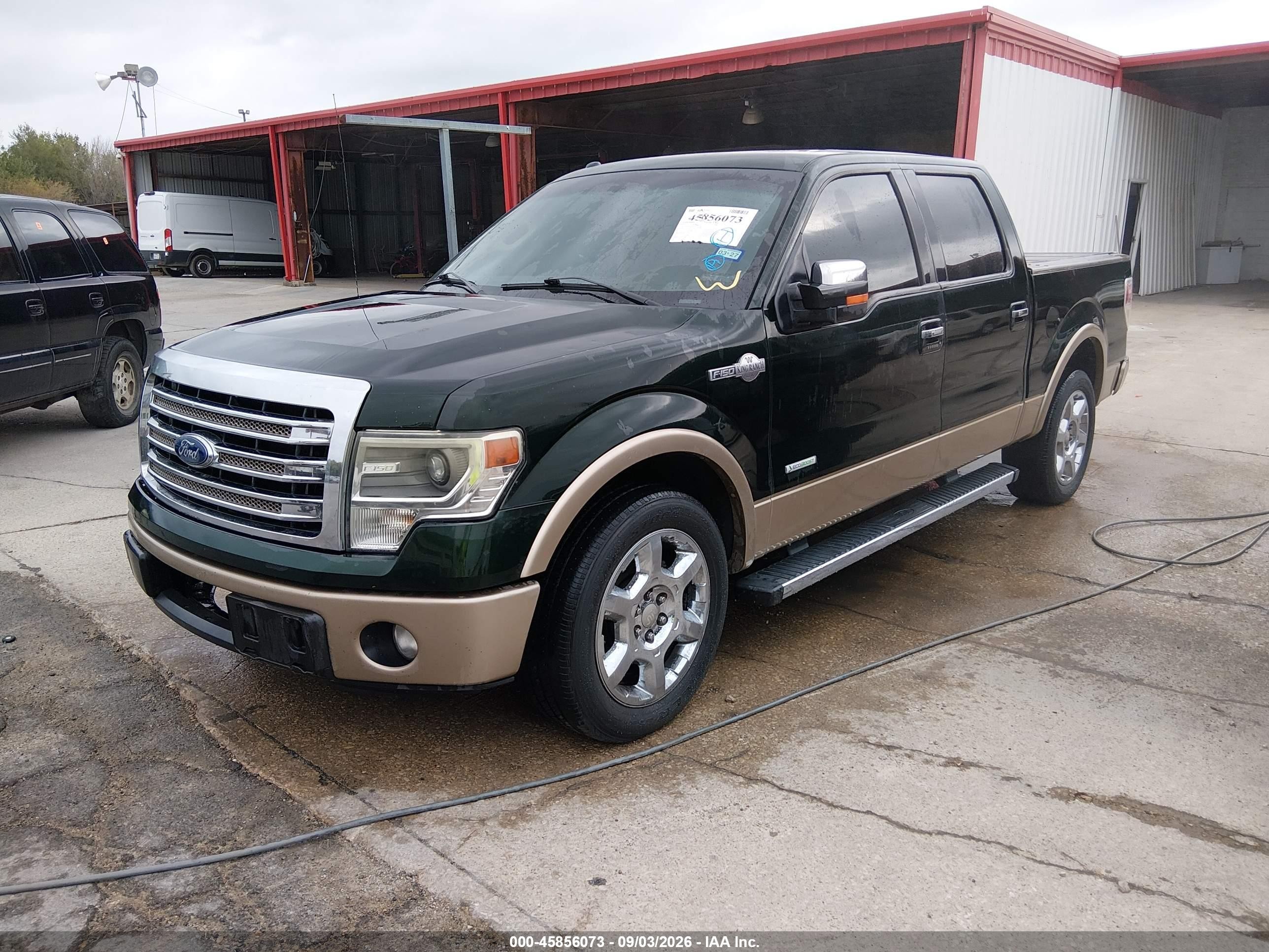 2013 Ford F-150 King Ranch Green vin: 1FTFW1CT6DKE86988
