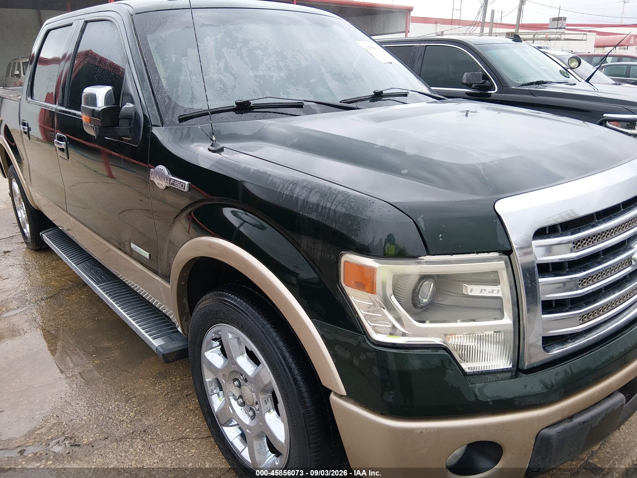 2013 Ford F-150 King Ranch Green vin: 1FTFW1CT6DKE86988