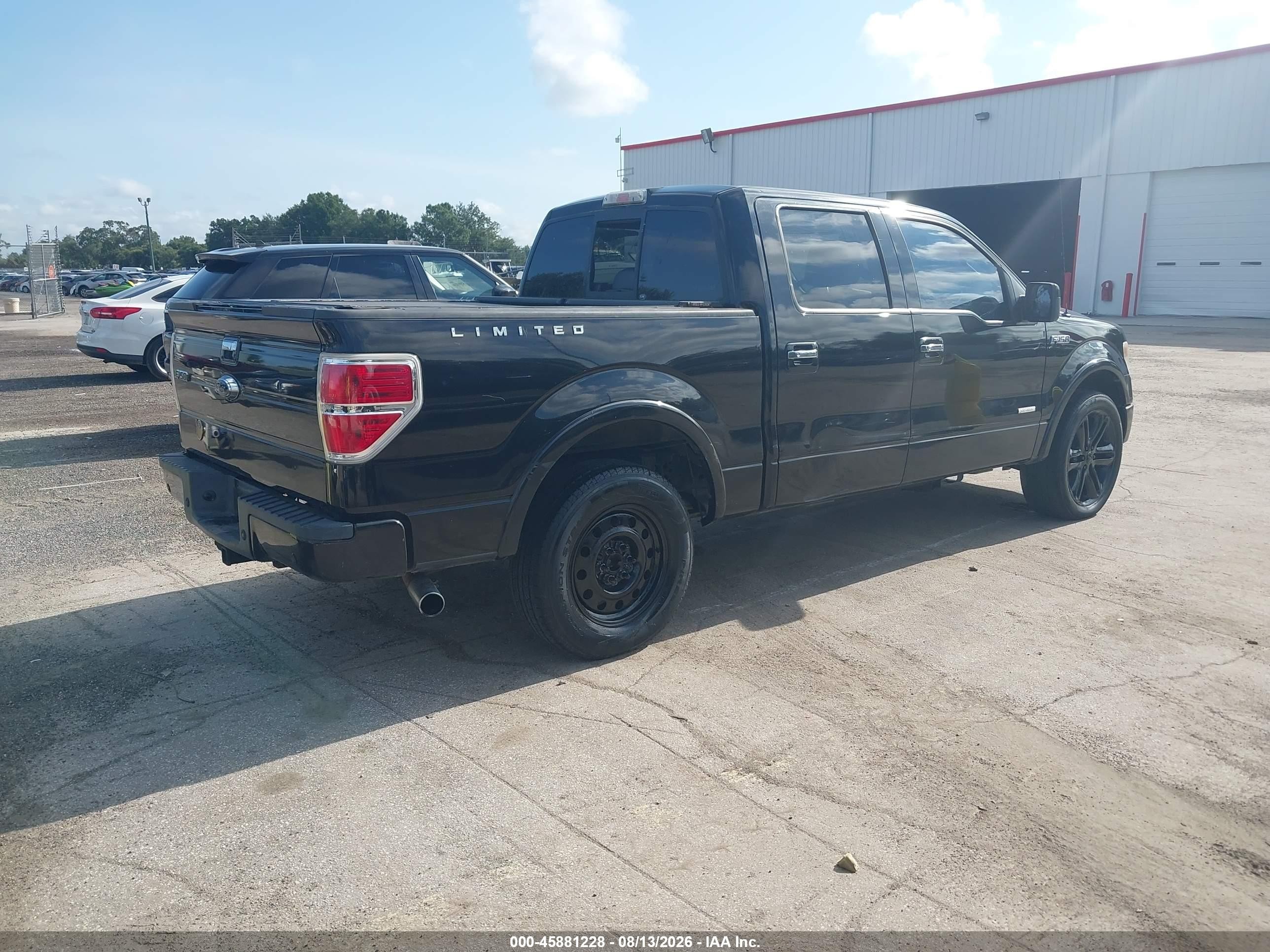 2014 Ford F-150 Limited Black vin: 1FTFW1CT6EFA59305