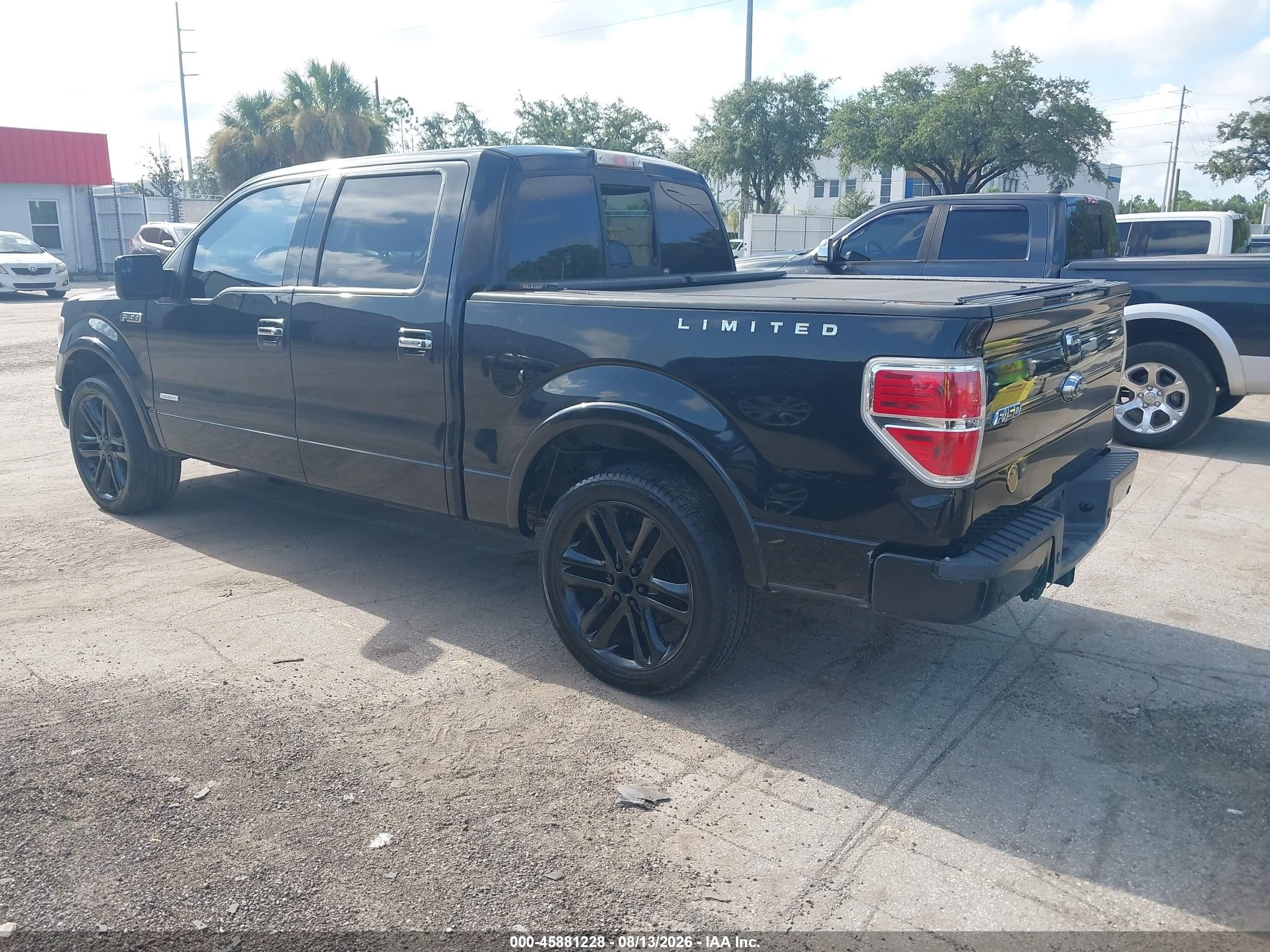 2014 Ford F-150 Limited Black vin: 1FTFW1CT6EFA59305