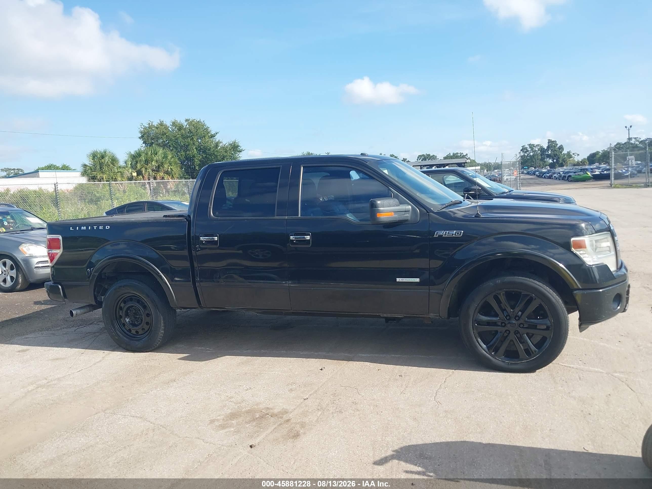 2014 Ford F-150 Limited Black vin: 1FTFW1CT6EFA59305