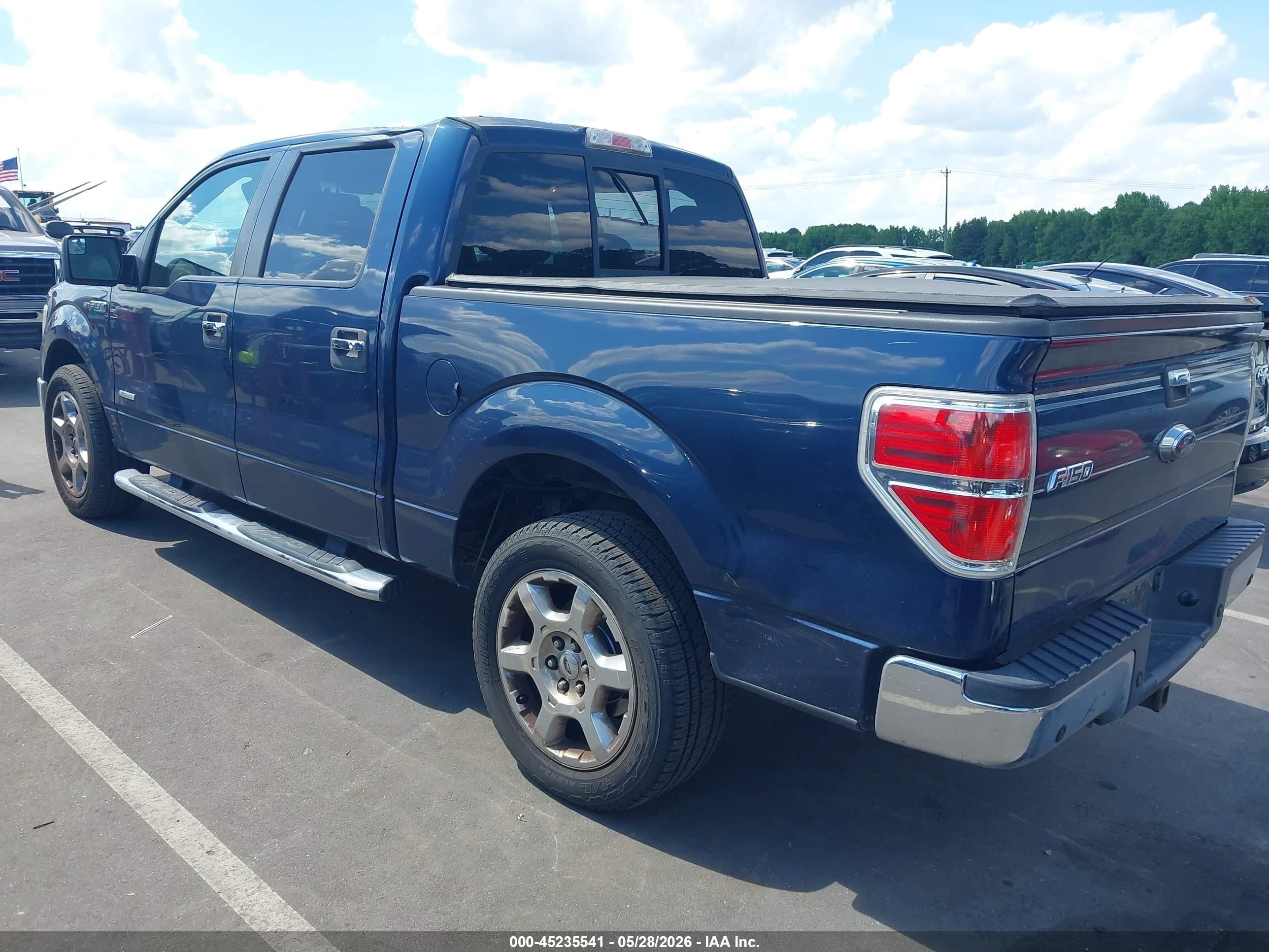 2014 Ford F-150 Xlt Blue vin: 1FTFW1CT6EFA81823
