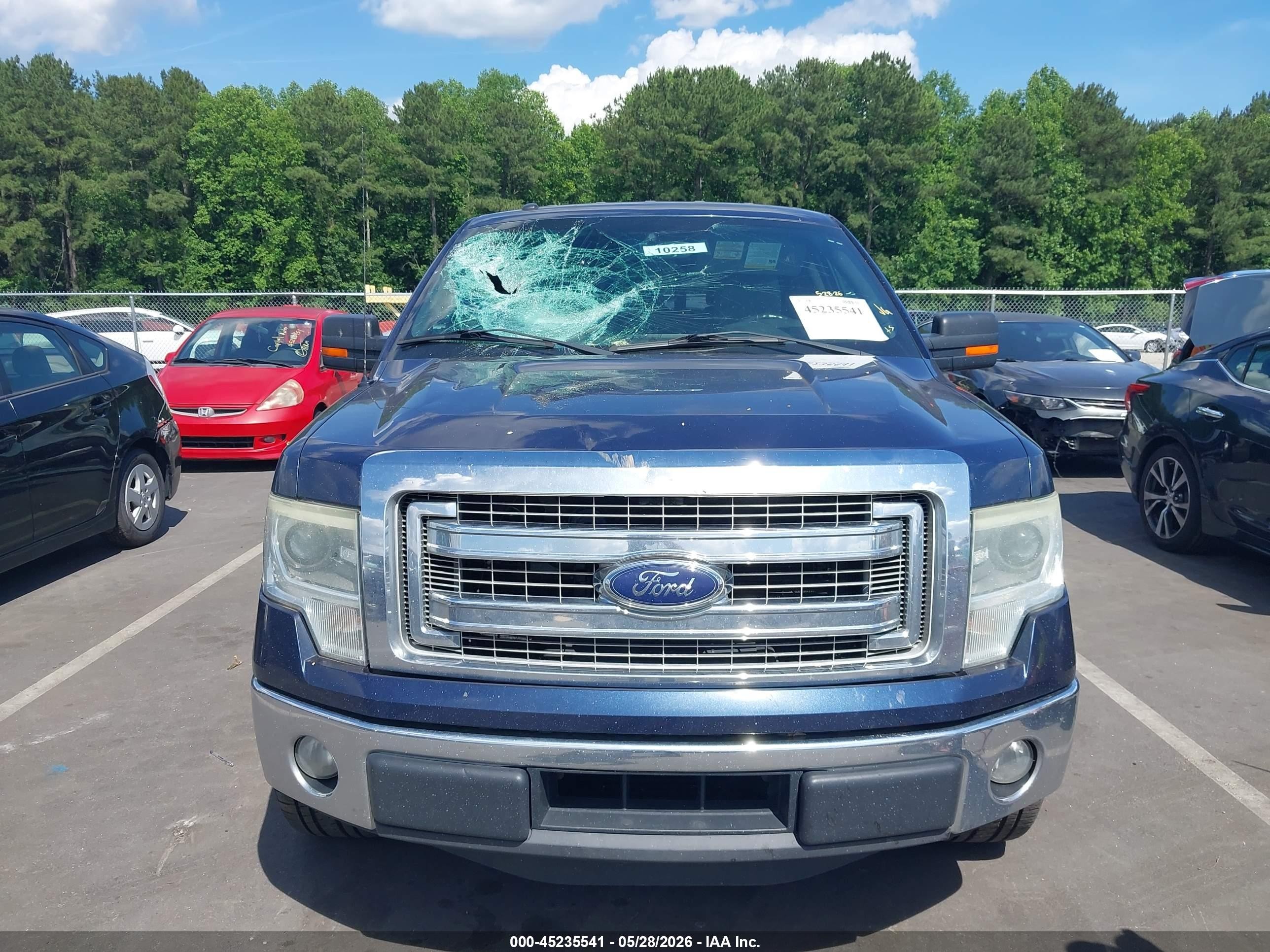 2014 Ford F-150 Xlt Blue vin: 1FTFW1CT6EFA81823