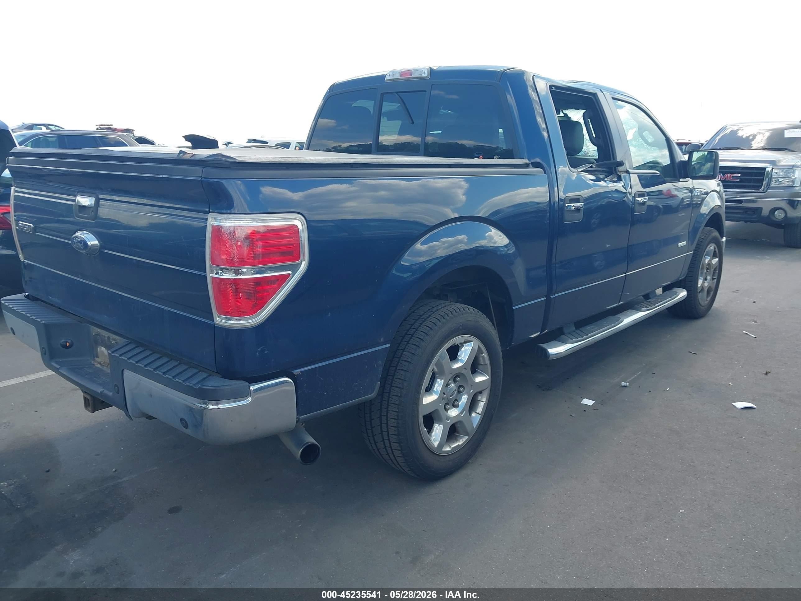 2014 Ford F-150 Xlt Blue vin: 1FTFW1CT6EFA81823