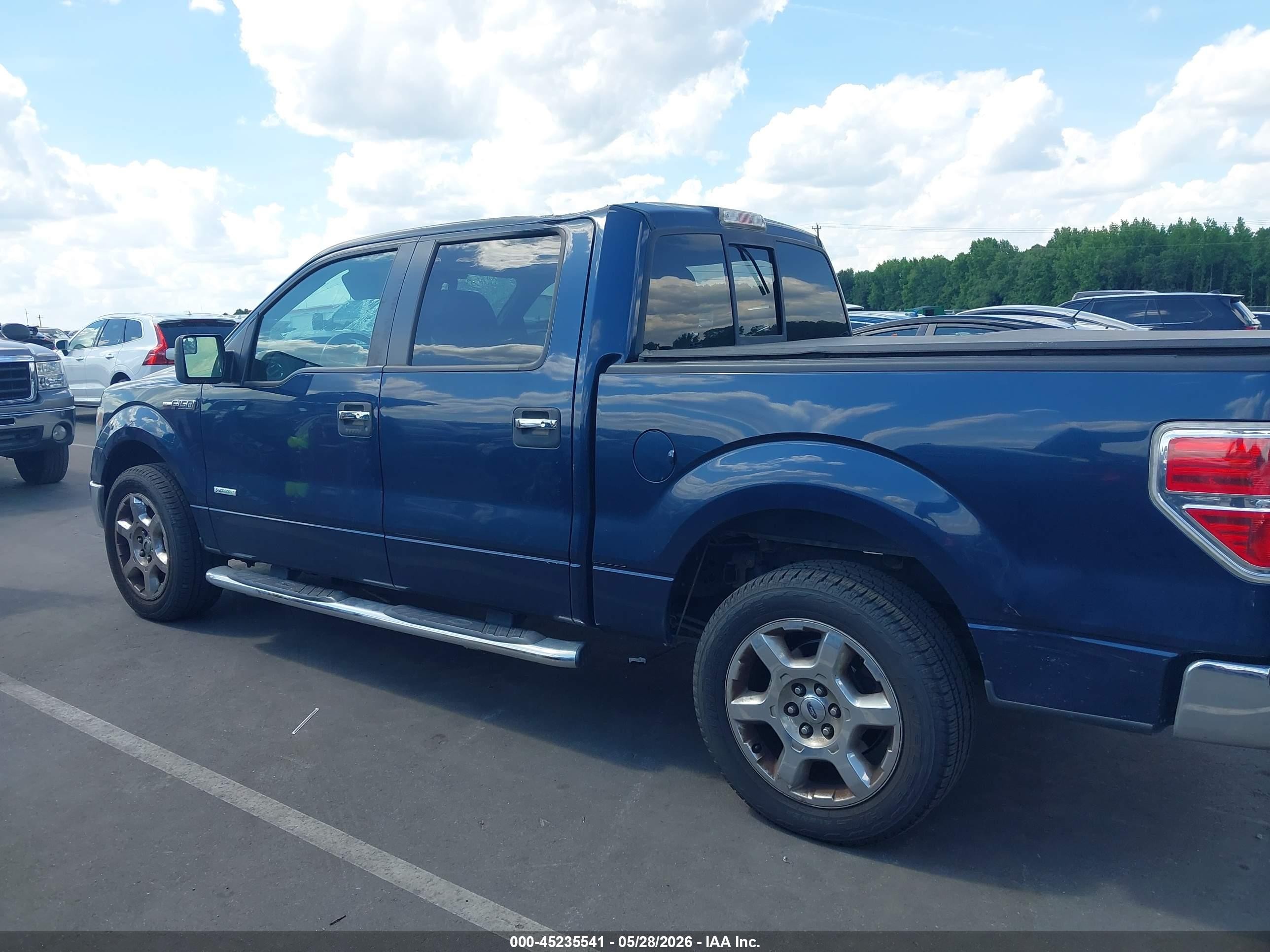 2014 Ford F-150 Xlt Blue vin: 1FTFW1CT6EFA81823