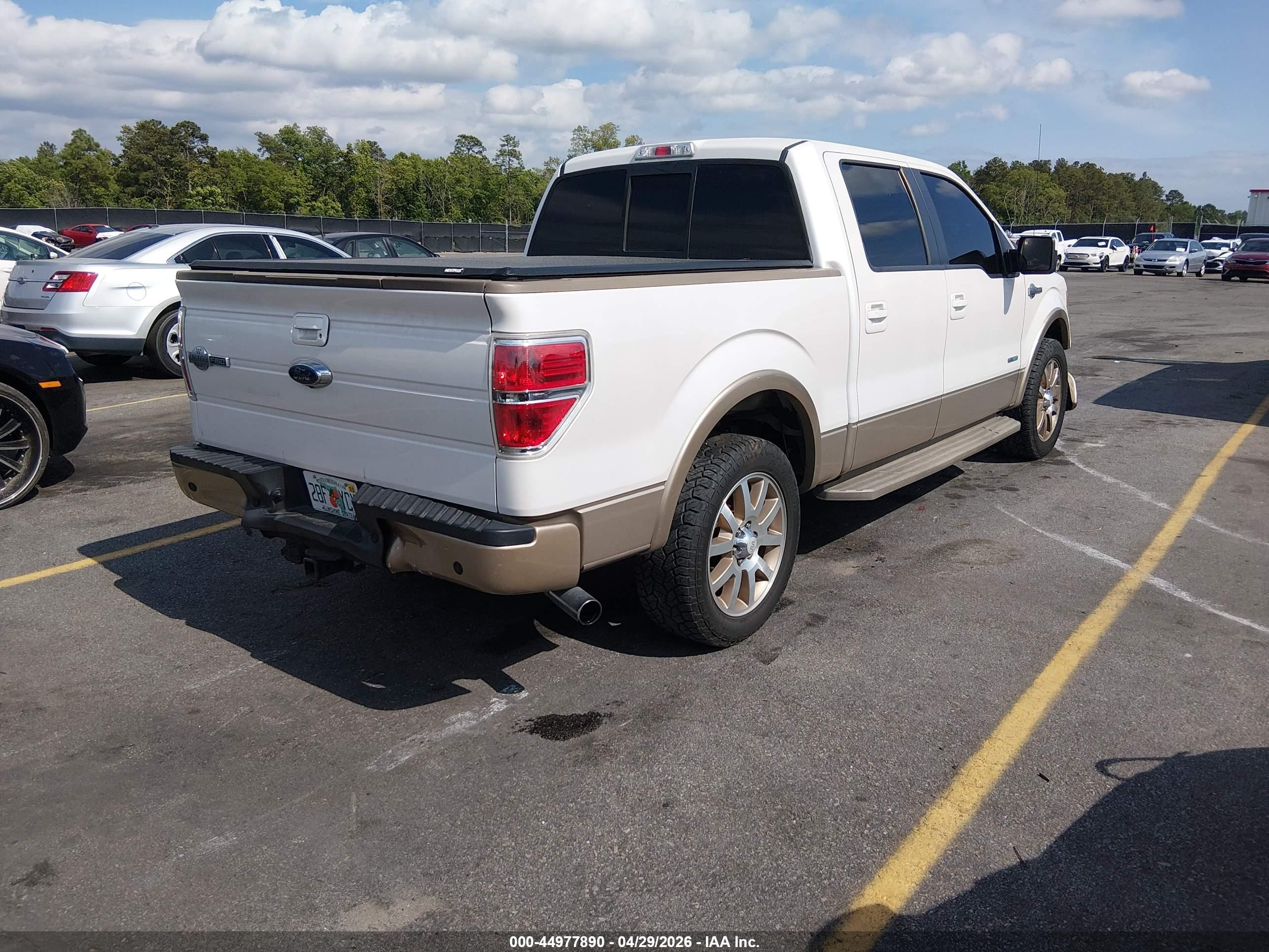 2014 Ford F-150 King Ranch Белый vin: 1FTFW1CT6EKF00955