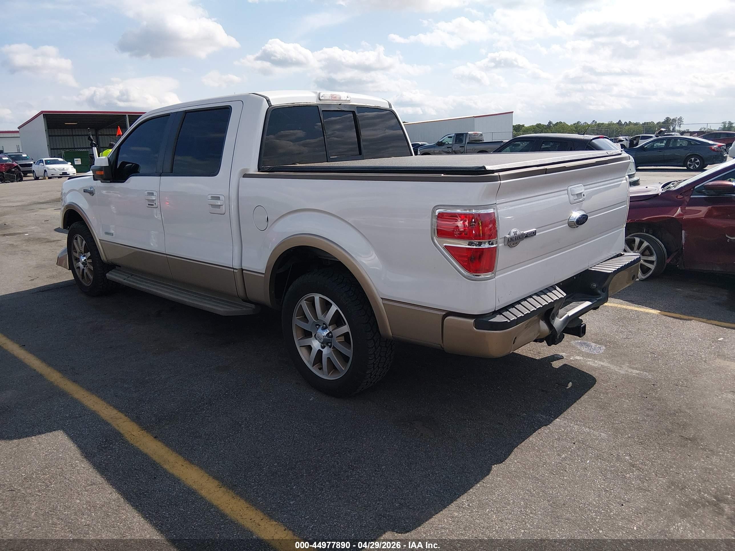 2014 Ford F-150 King Ranch Белый vin: 1FTFW1CT6EKF00955