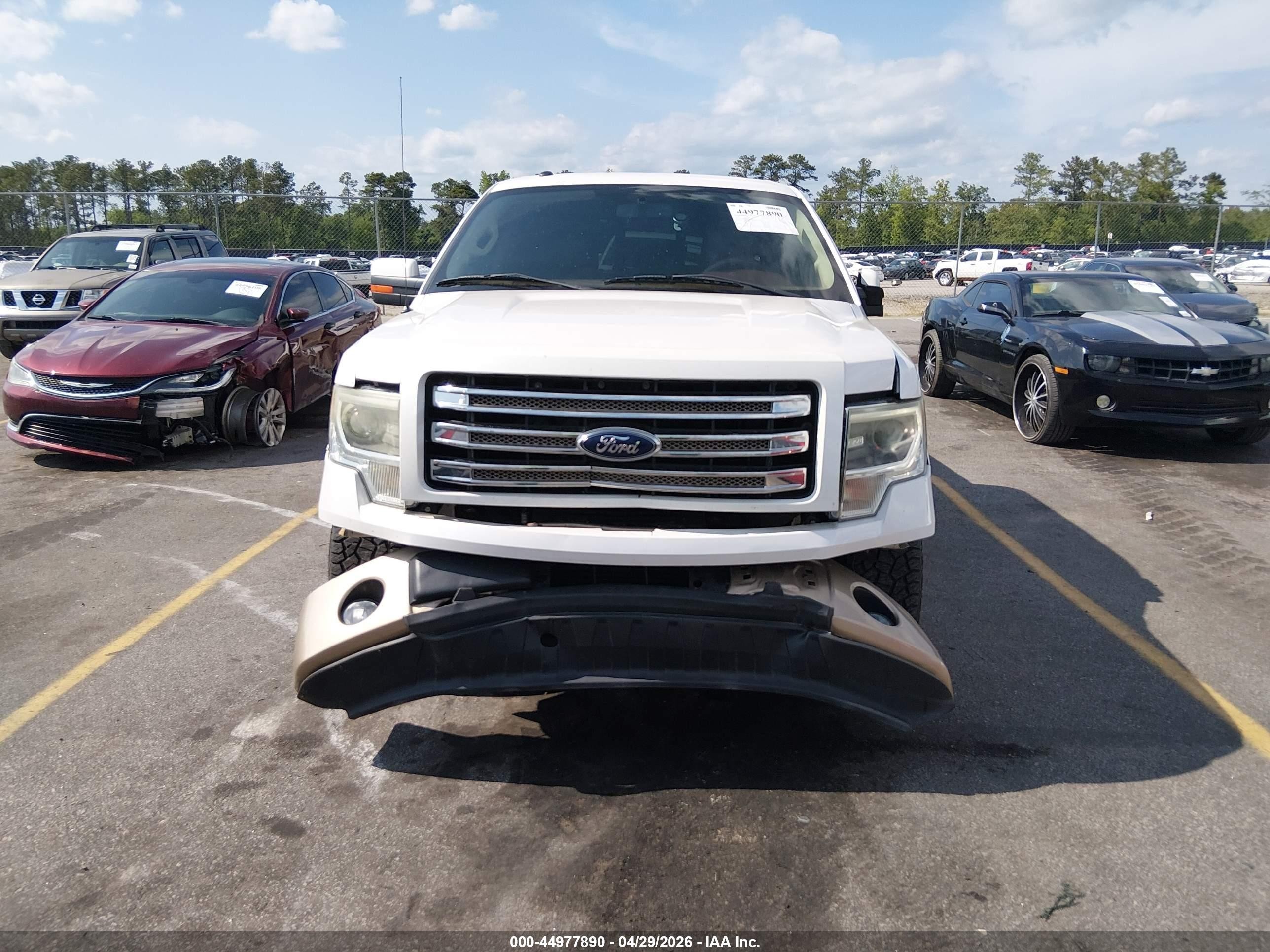 2014 Ford F-150 King Ranch Белый vin: 1FTFW1CT6EKF00955