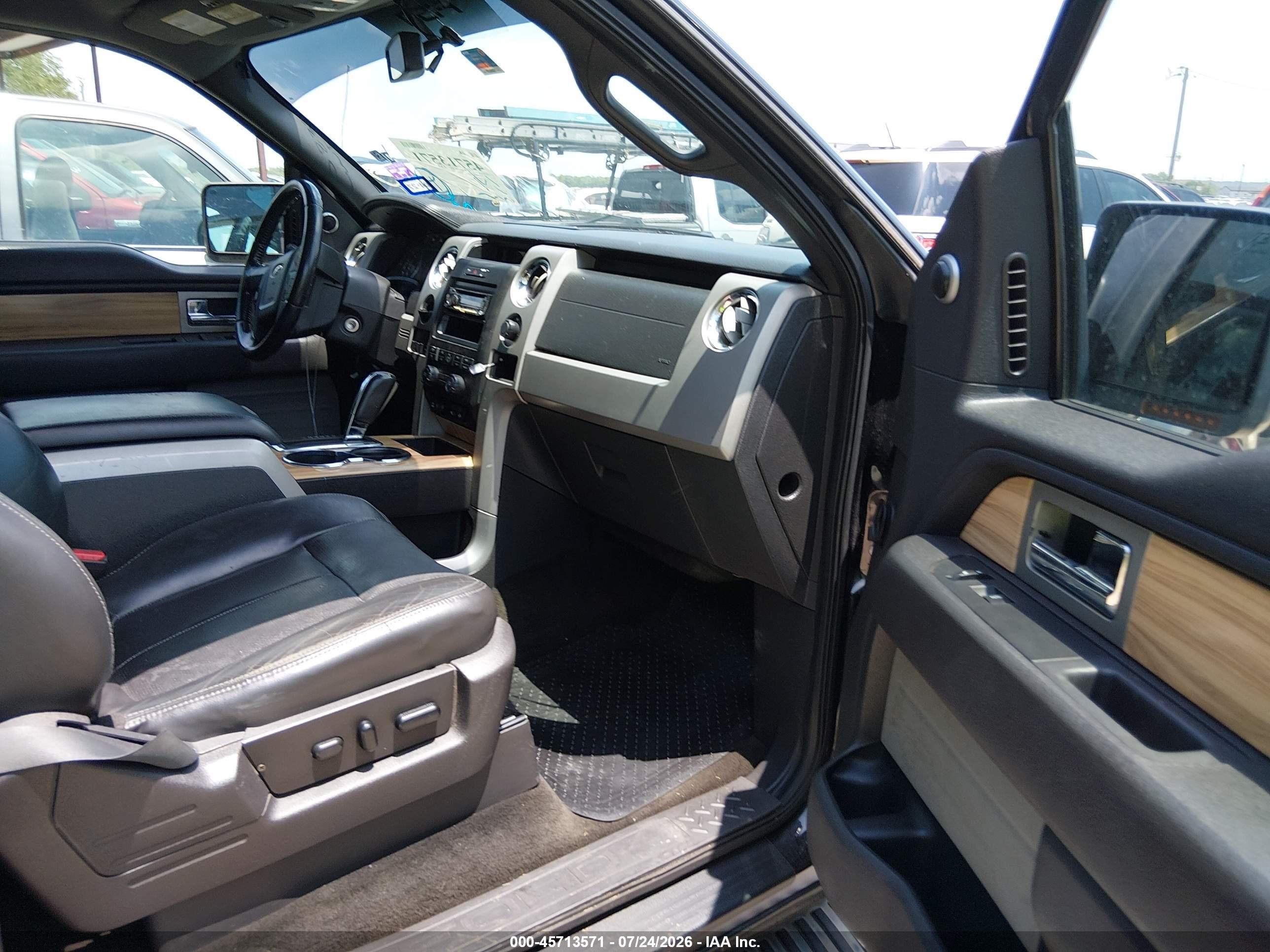 2011 Ford F-150 Lariat Черный vin: 1FTFW1CT7BFB65838