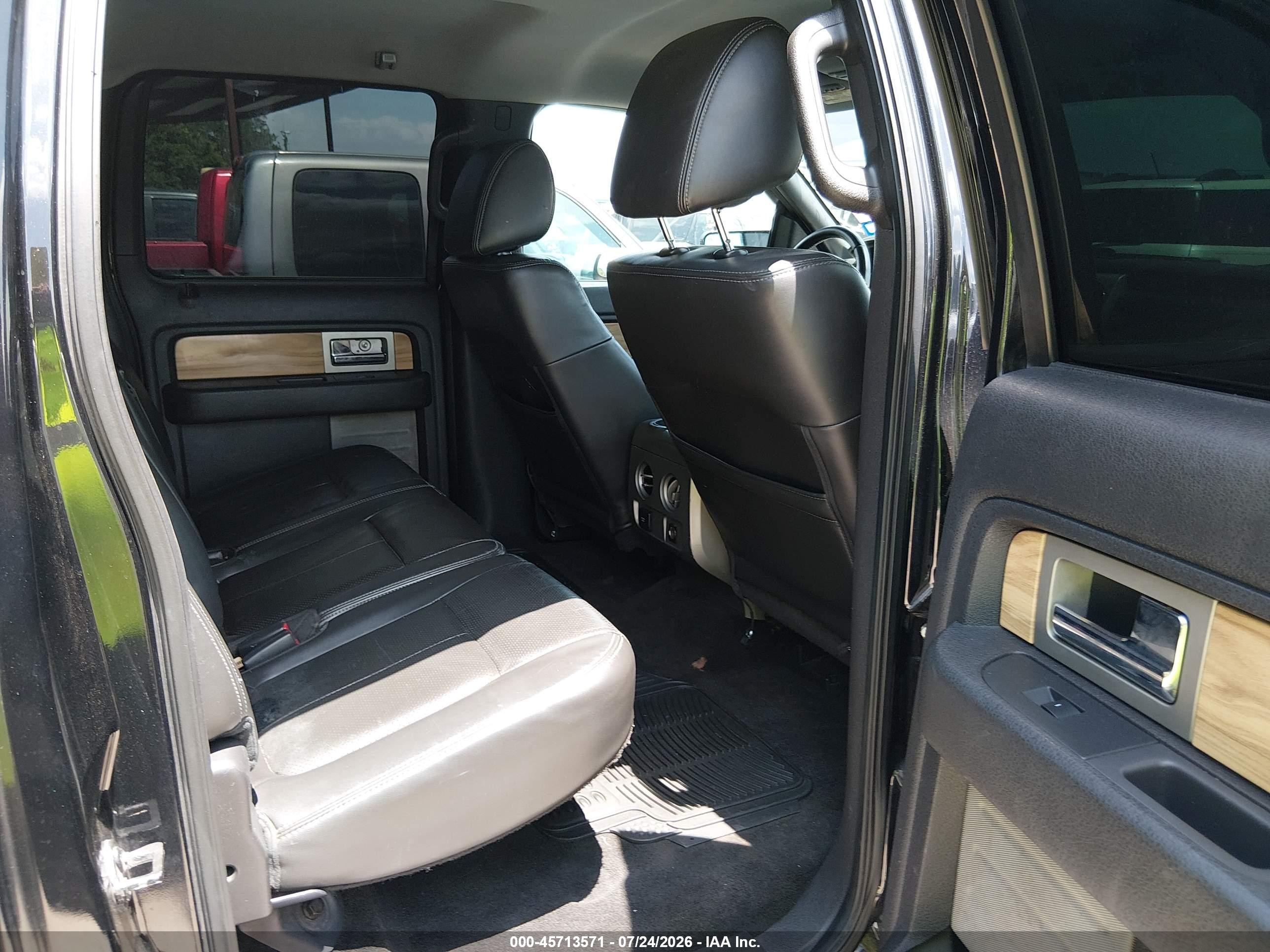 2011 Ford F-150 Lariat Черный vin: 1FTFW1CT7BFB65838