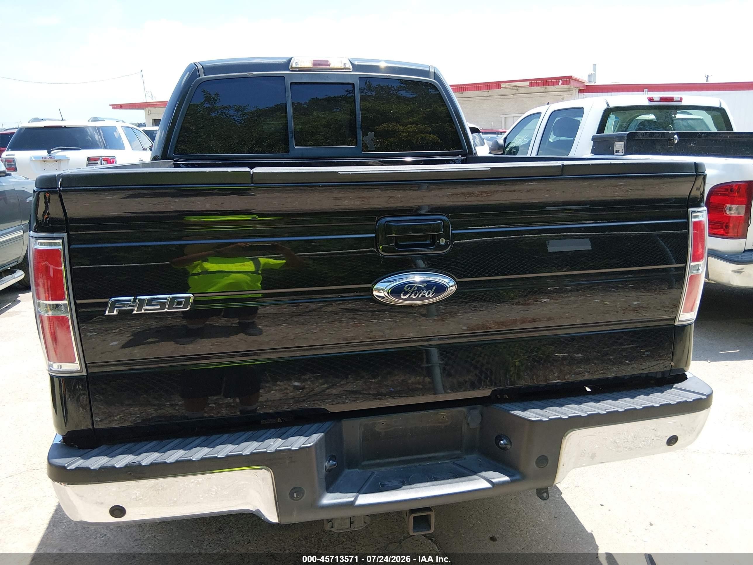 2011 Ford F-150 Lariat Черный vin: 1FTFW1CT7BFB65838