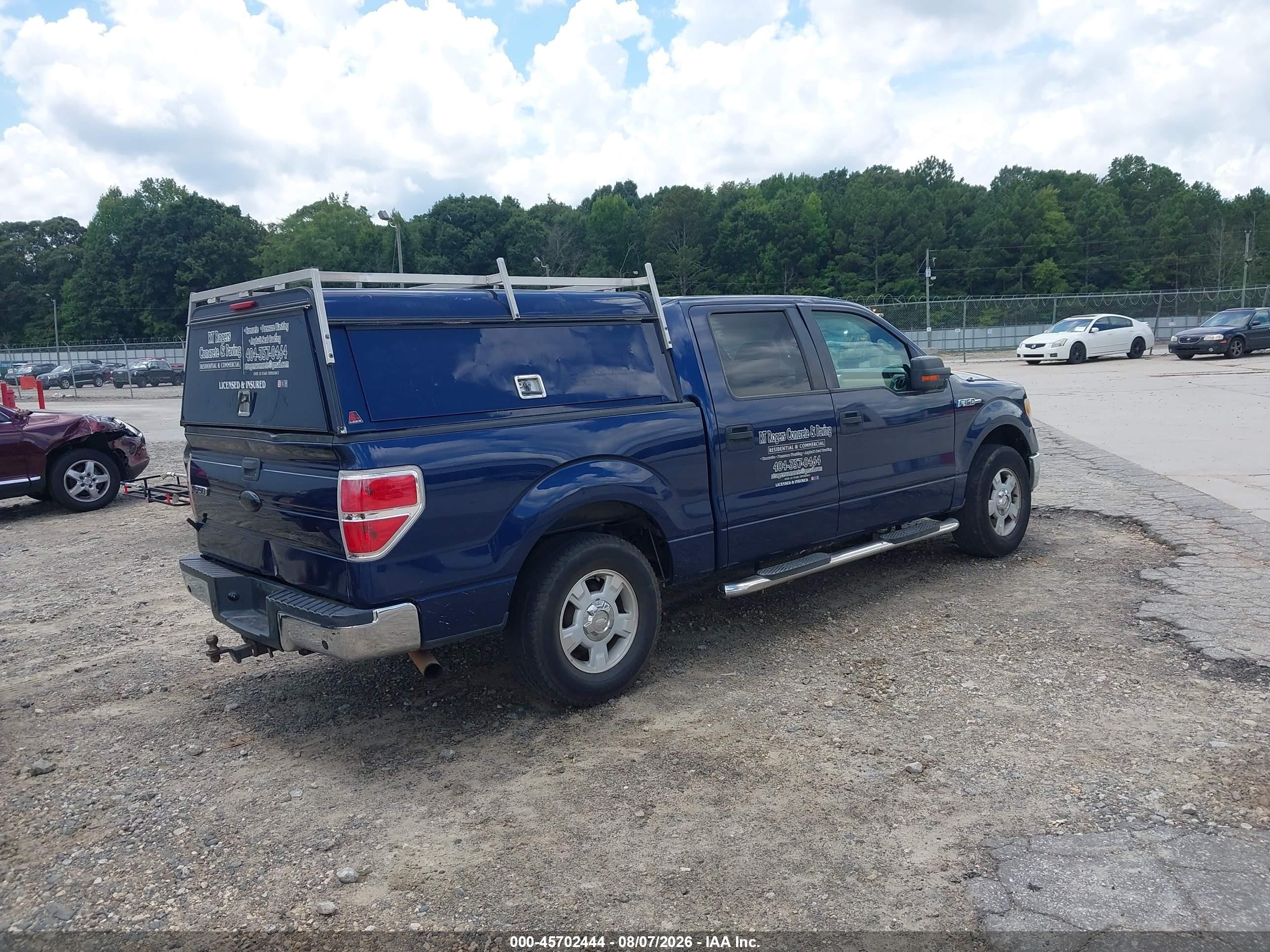 2011 Ford F-150 Xlt Blue vin: 1FTFW1CT7BFB80470